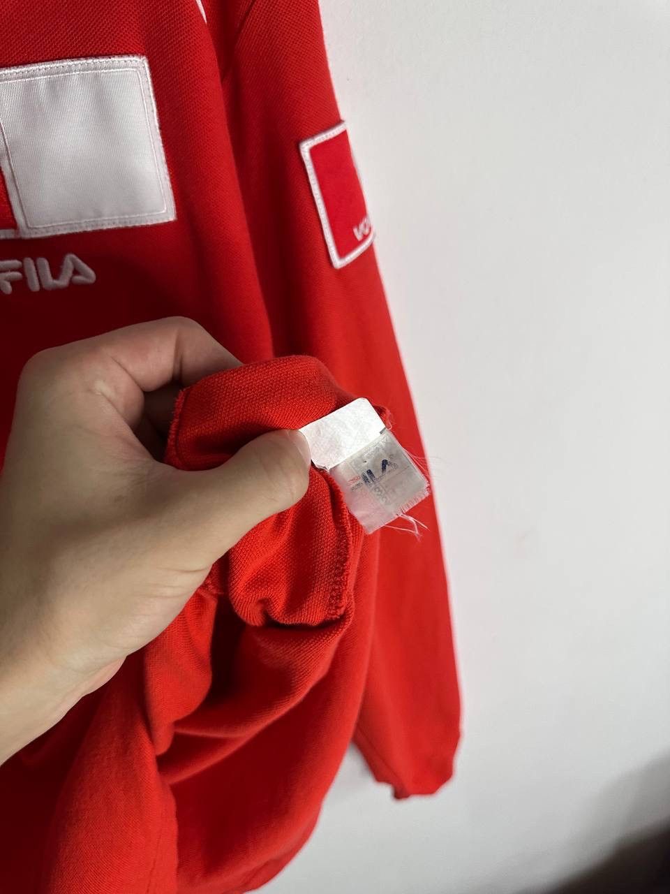 Ferrari Fila Ferrari Vodafone Shell Vintage F1 Team Polo Long Sleeve Size US XL / EU 56 / 4 - 8 Thumbnail