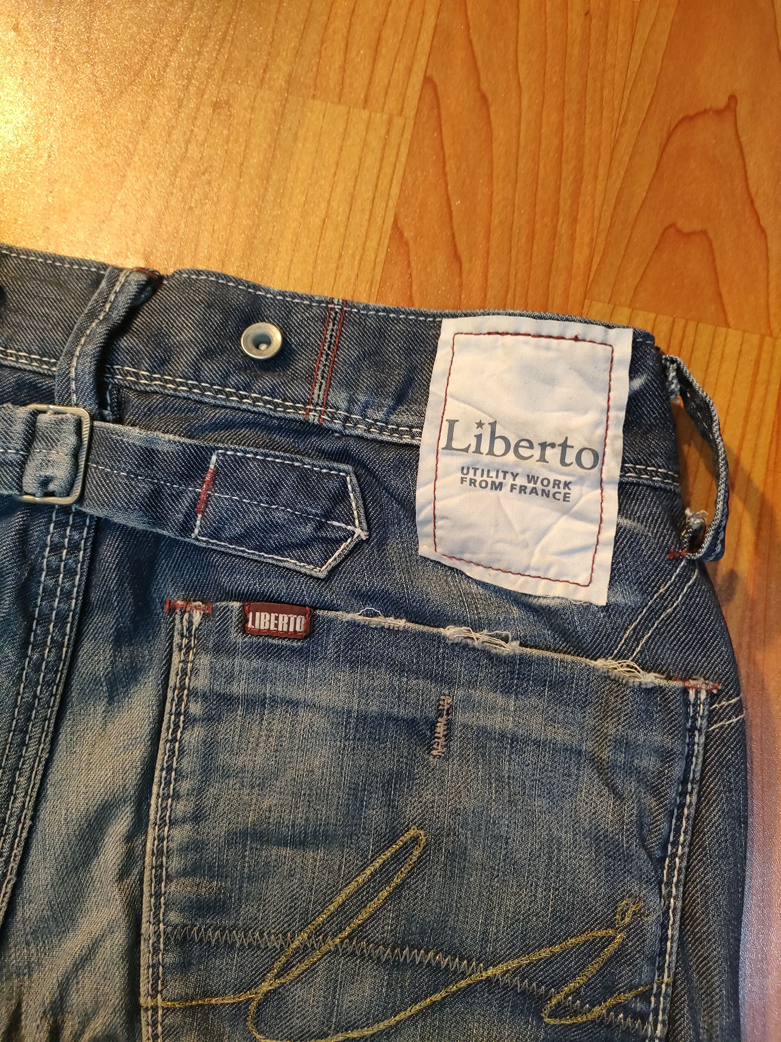 If Six Was Nine × Japanese Brand Flare🔥🔥Libero Carpanter Buckle Back Jeans Size US 30 / EU 46 - 2 Thumbnail