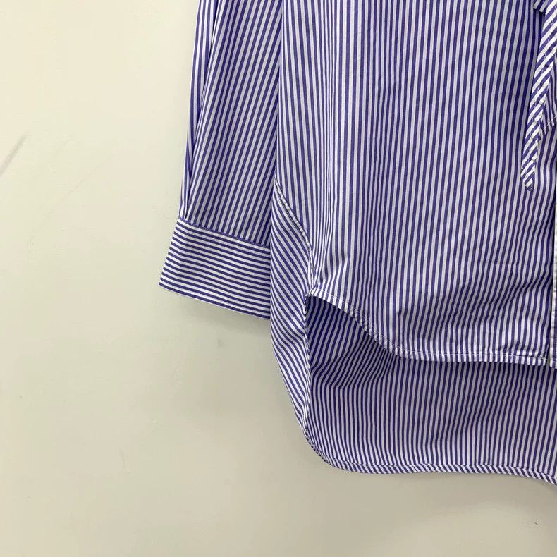 Balenciaga Balenciaga size 36 Blue striped logo monogrammed lace up b Size XS / US 0-2 / IT 36-38 - 4 Thumbnail