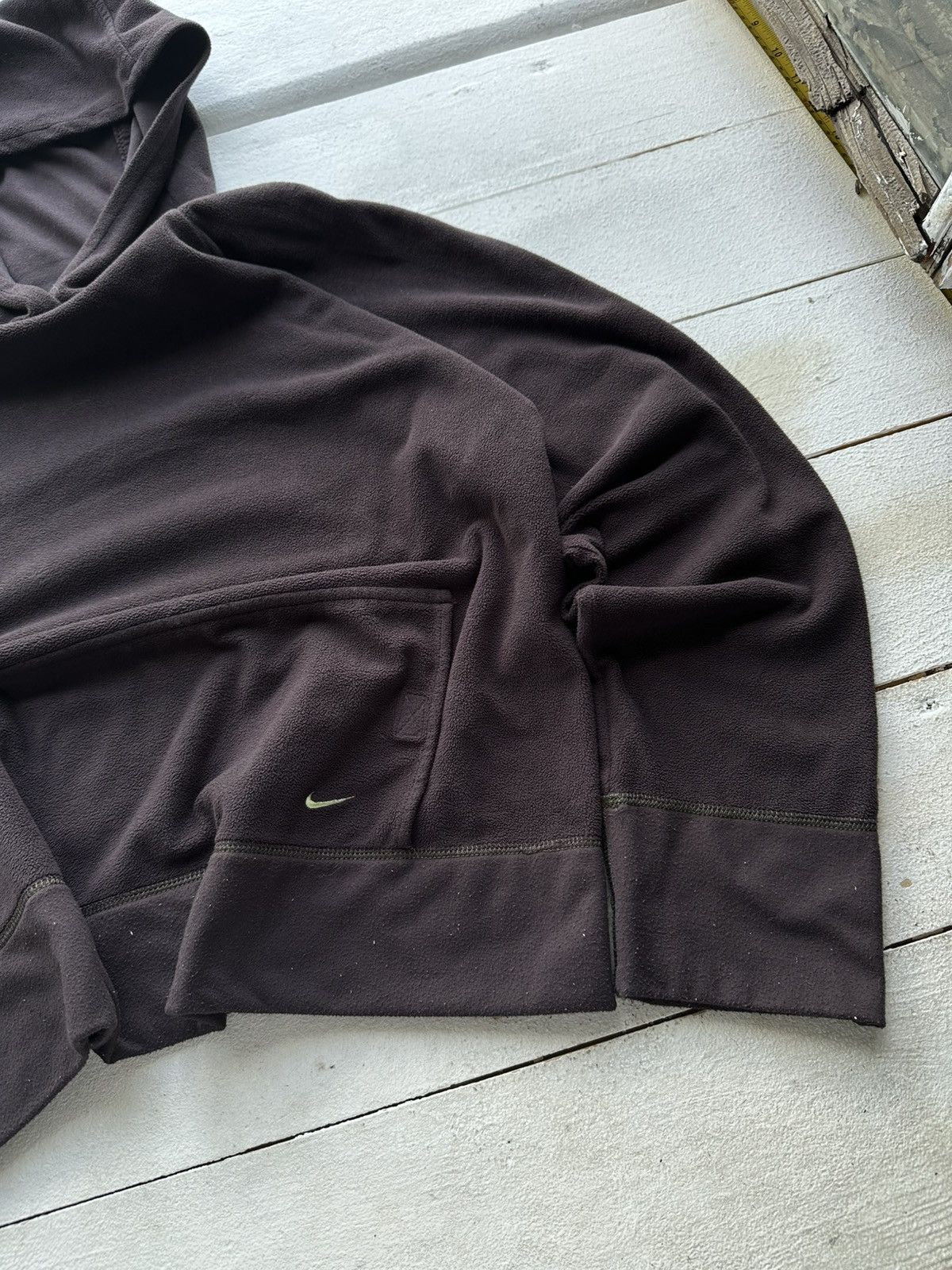 Nike 🚨NIKE VINTAGE SHERPA FLEECE Women hoodie y2k Logo Size M / US 6-8 / IT 42-44 - 3 Thumbnail