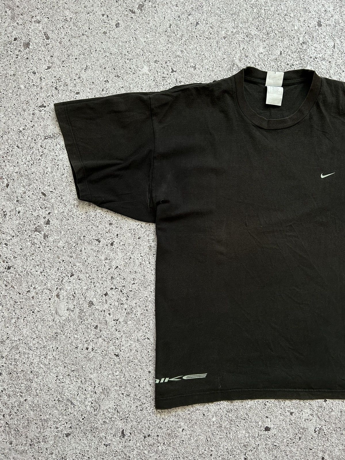 Nike × Vintage Vintage 80s/90s Nike Center Big Logo Swoosh Design T-Shirt Size US XXL / EU 58 / 5 - 5 Thumbnail