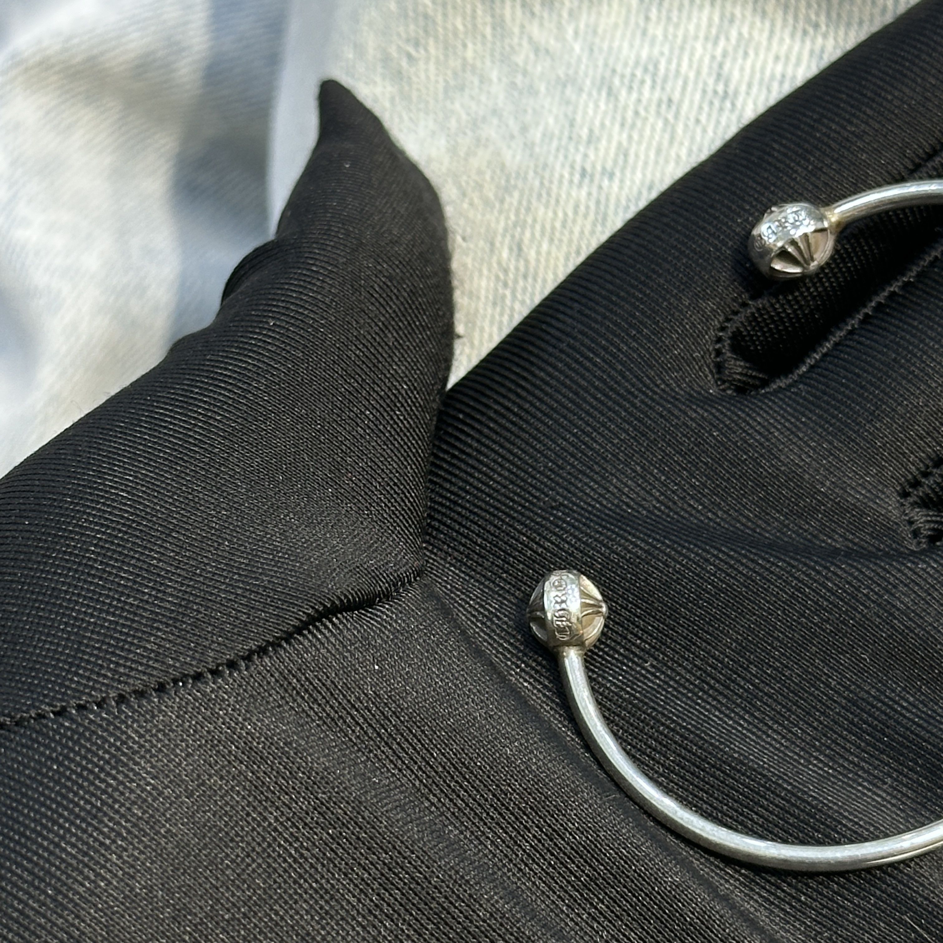 Chrome Hearts Chrome Hearts Skinny Bangle Tiny Ch Cross Bracelet Size ONE SIZE - 10 Thumbnail