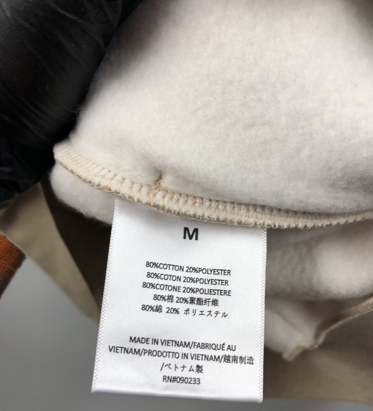 Fear of God Fear of God Essentials Logo Embossed Heather Oatmeal Hoodie Size US M / EU 48-50 / 2 - 7 Thumbnail