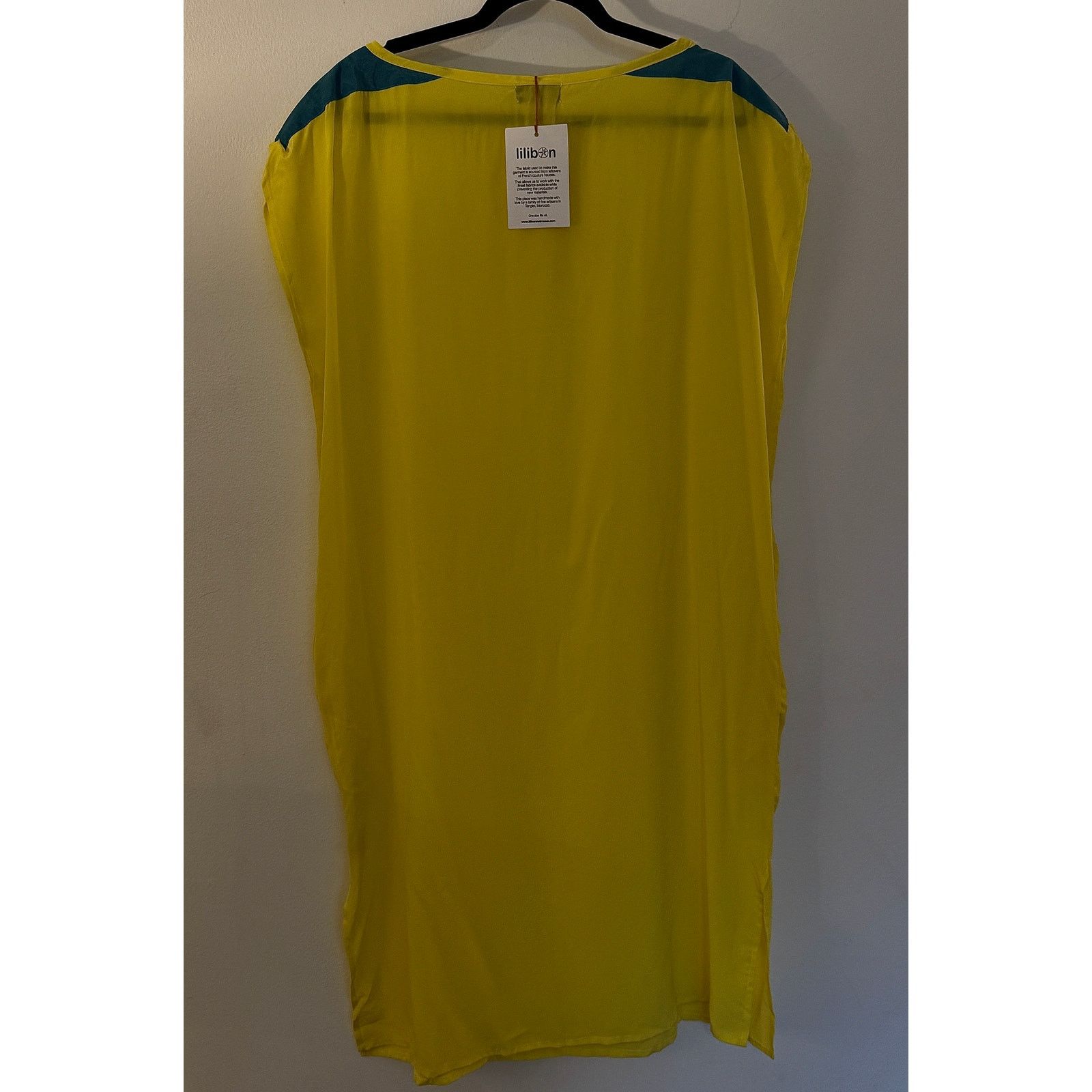 Other Atelier Lilibon NWT Silk Dress in Yellow Size ONE SIZE - 2 Thumbnail