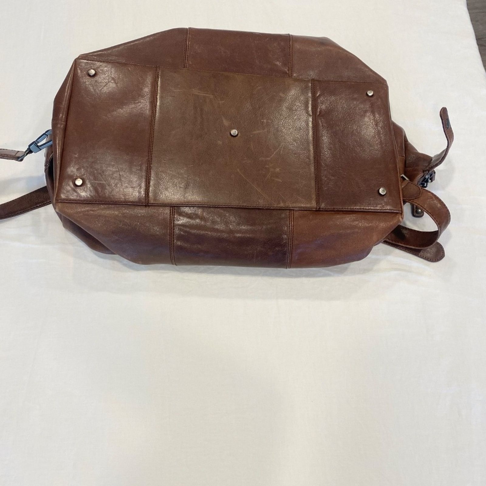 Kenneth Cole Kenneth Cole Leather Weekender Duffle Bag Size ONE SIZE - 8 Thumbnail