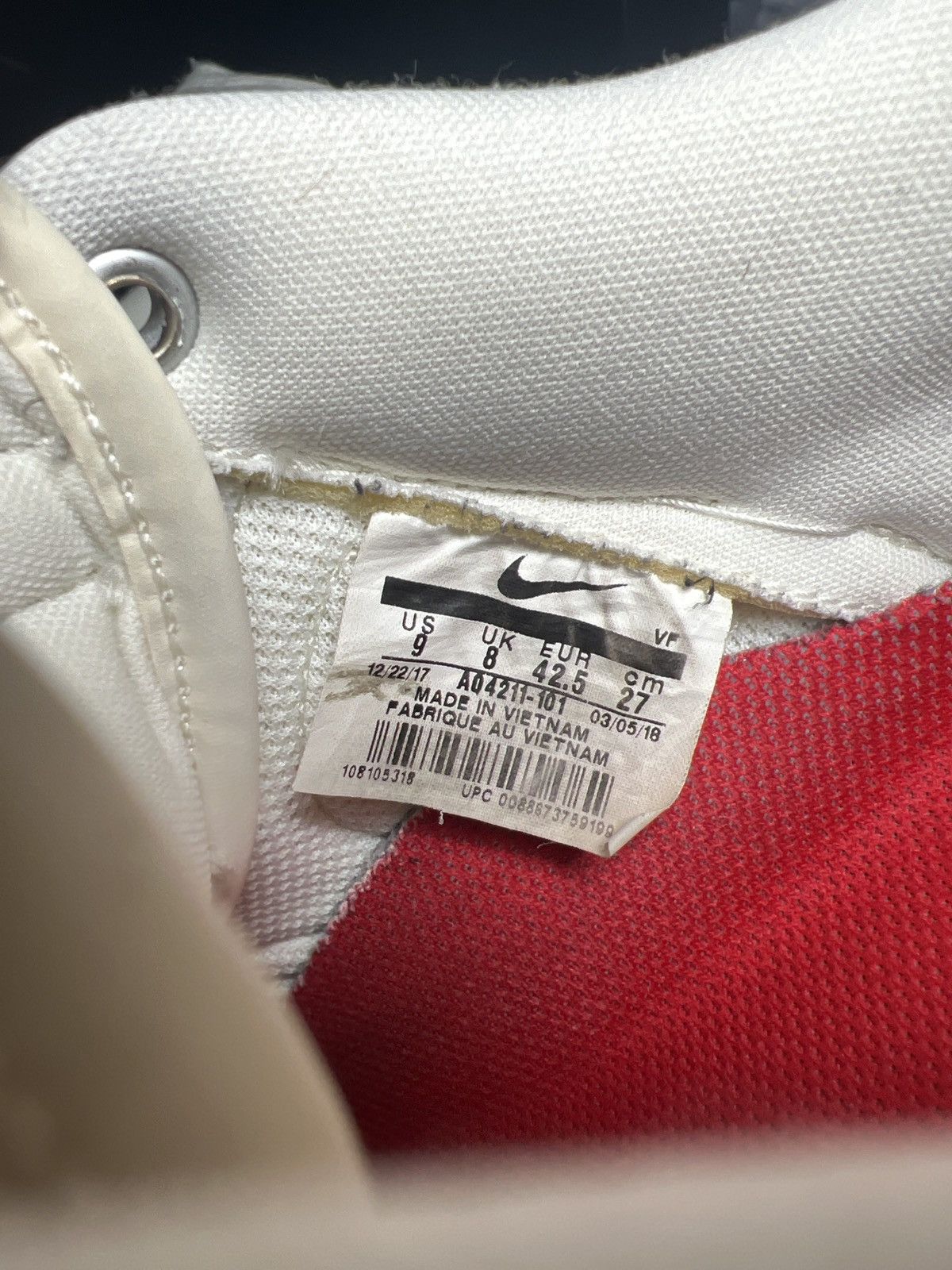 Nike × Travis Scott Travis Scott Air Force 1 Sail Size US 9 / EU 42 - 7 Thumbnail