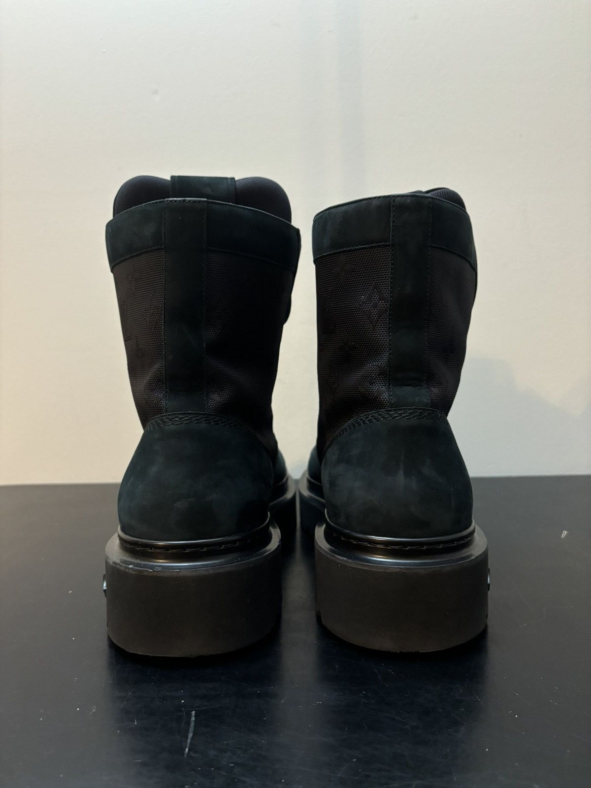 Louis Vuitton Louis Vuitton Monogram Nubuck Landscape Ranger Boots Black Size US 10.5 / EU 43-44 - 5 Thumbnail