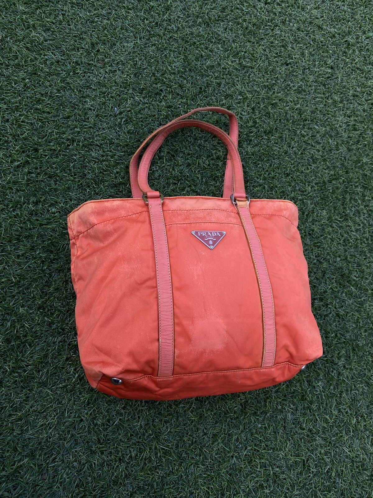 Prada PRADA ORANGE NYLON SHOULDER BAG Size ONE SIZE - 6 Thumbnail