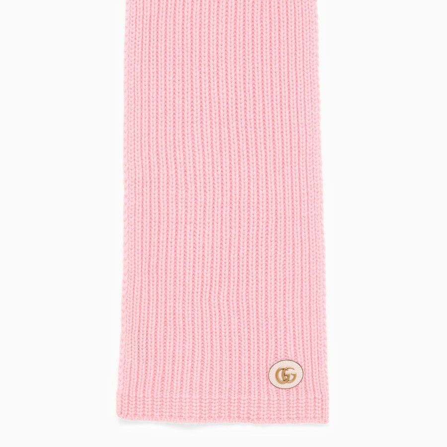 Gucci o1d2blof0824 Size: OS / Cashmere Scarf With Logo Size ONE SIZE - 2 Thumbnail