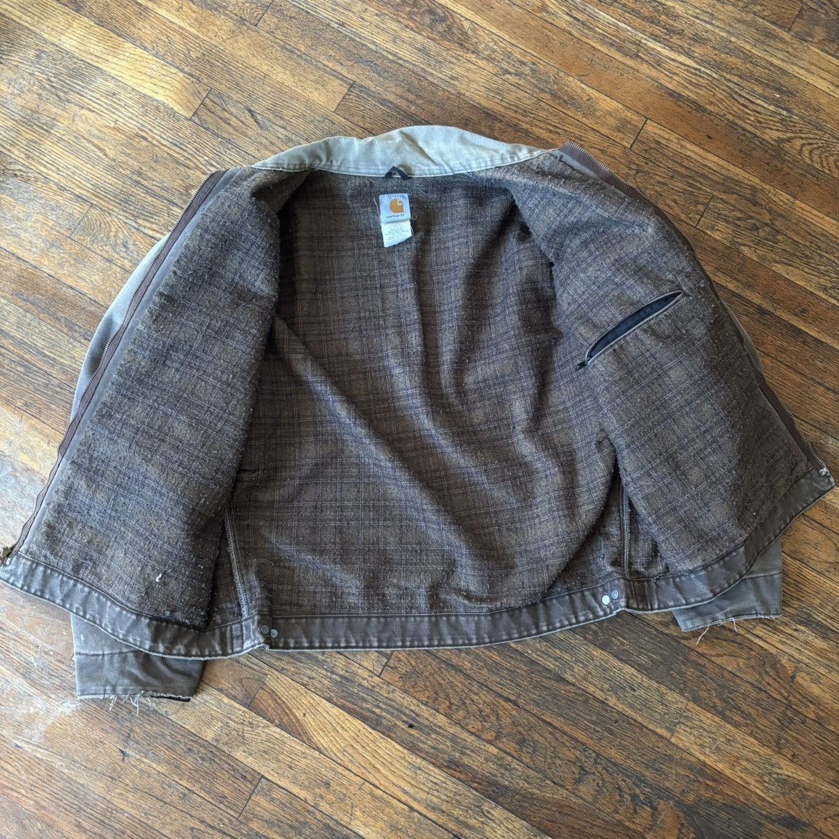 Carhartt Carhartt Detroit Jacket J97CHT Vintage Plaid Blanket Lined Size US XL / EU 56 / 4 - 4 Thumbnail