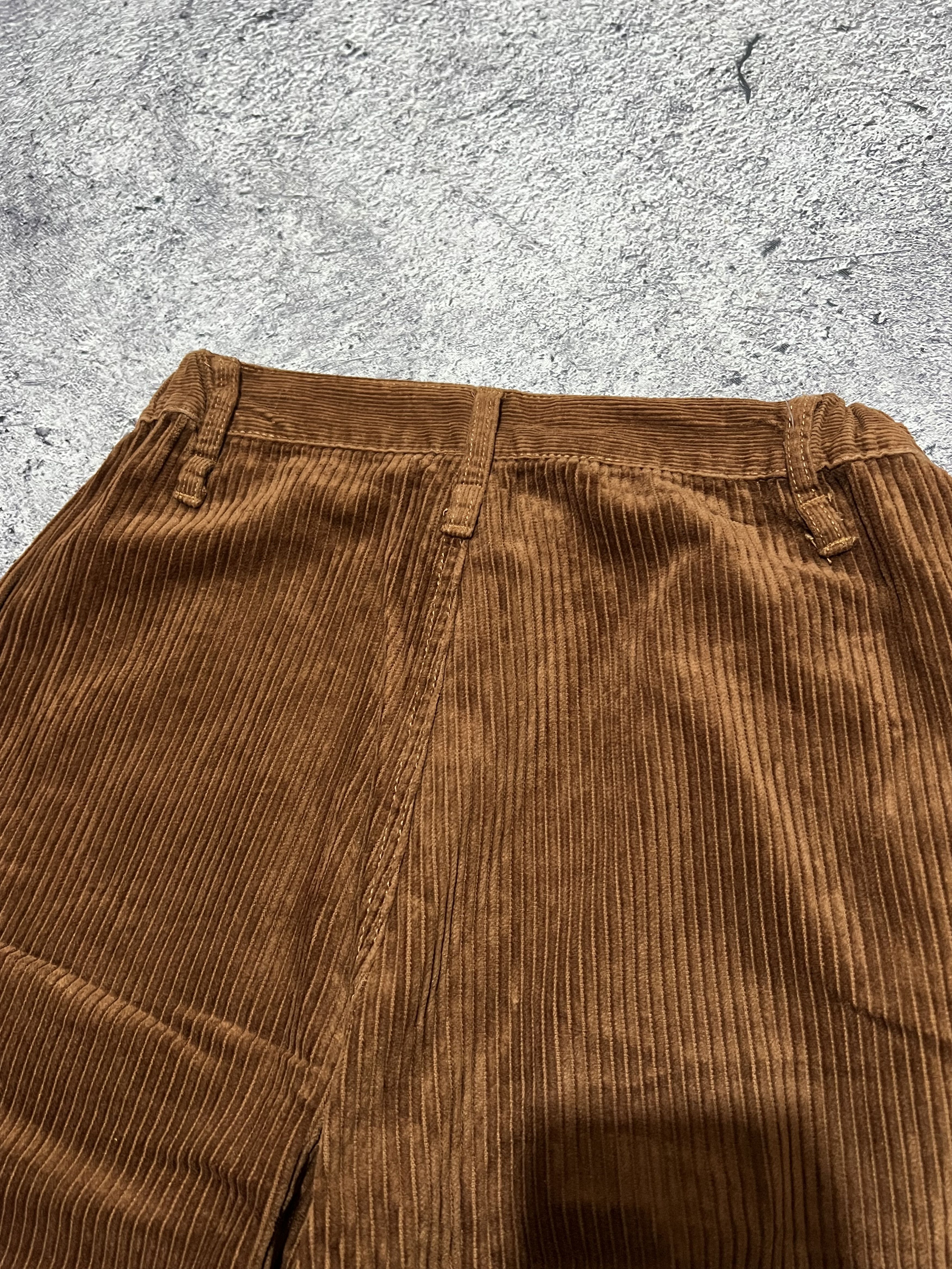 Japanese Brand 2000s Archival Niko Y's Junya Cdg Wide Baggy Corduroy y2k Size US 26 / EU 42 - 4 Thumbnail