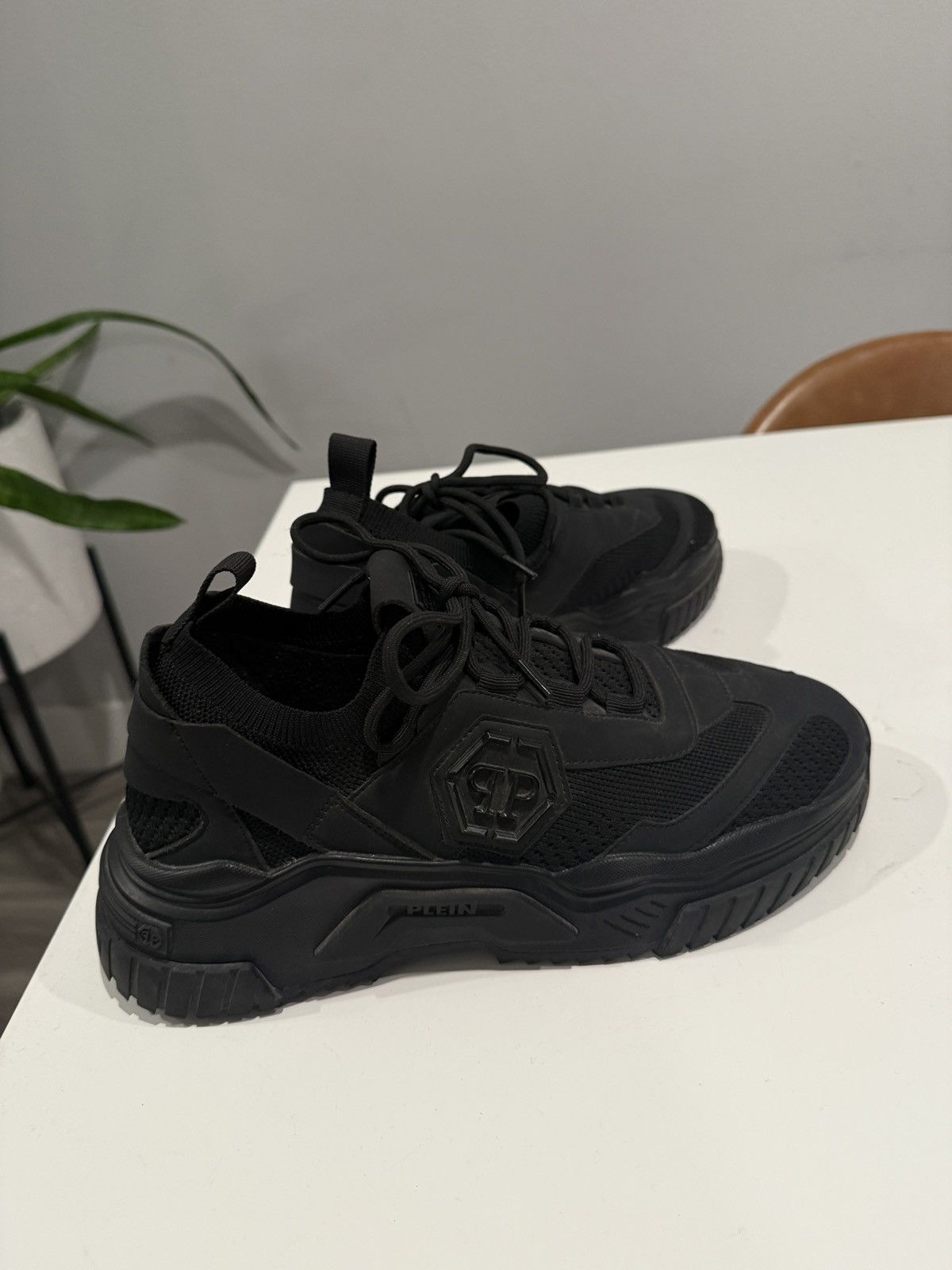 Philipp Plein Philipp Plein Predator Lace-Up Sneakers Size US 9 / EU 42 - 2 Thumbnail