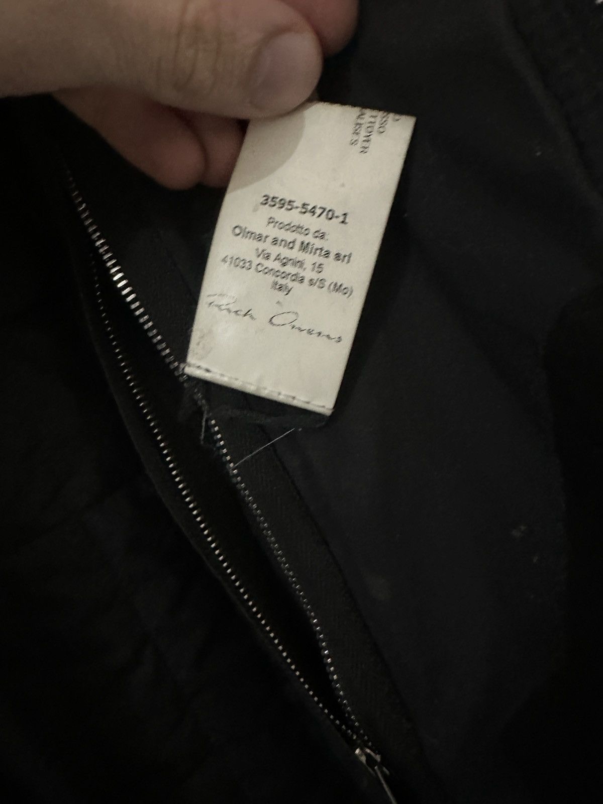 Rick Owens Rick Owens fw14 Moody Leather, Down, and Wool Jacket Size US M / EU 48-50 / 2 - 2 Thumbnail