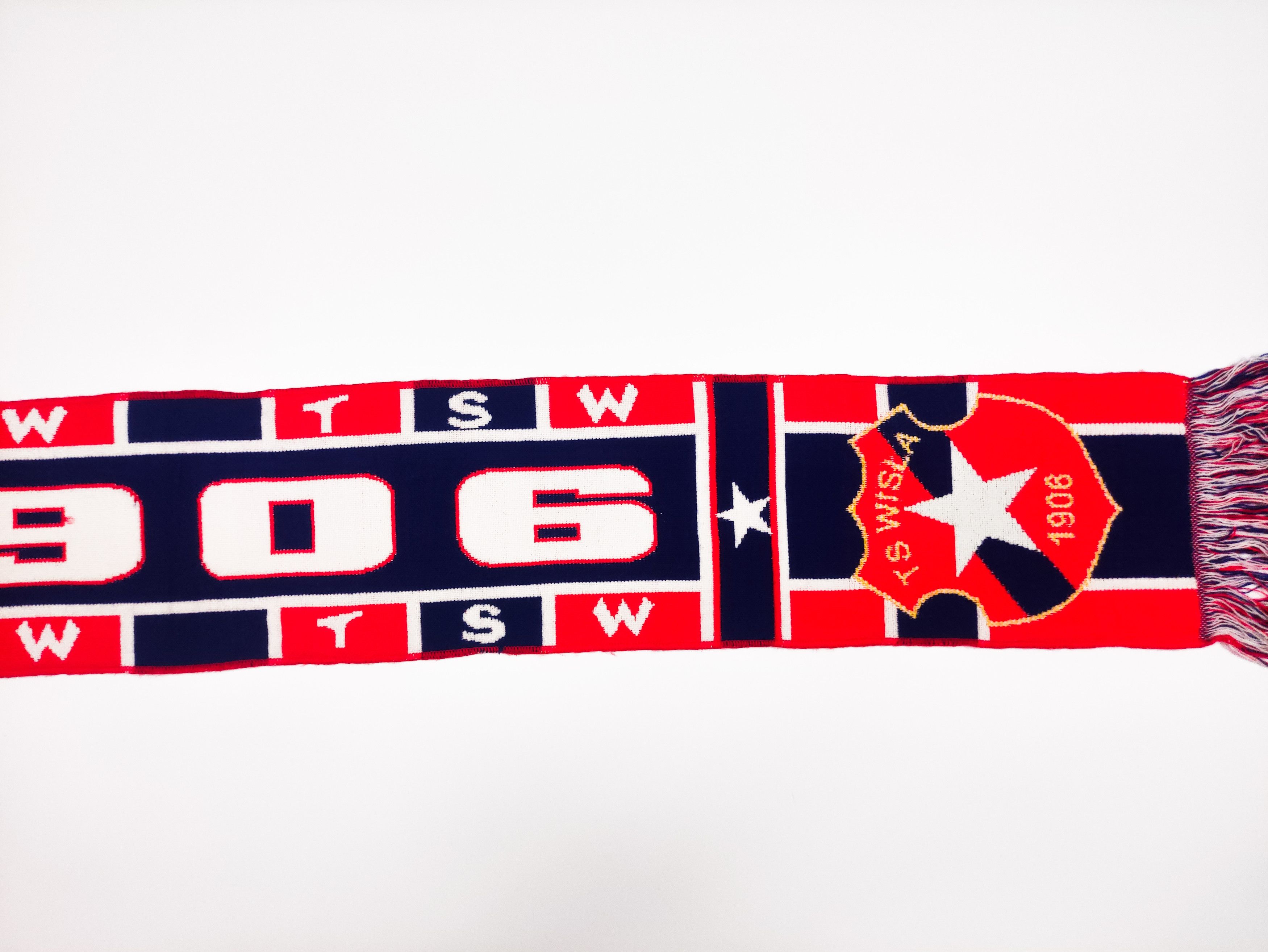 Other TS Wisła Kraków 1906 Football Scarf Ultras Hooligans Poland Size ONE SIZE - 3 Thumbnail