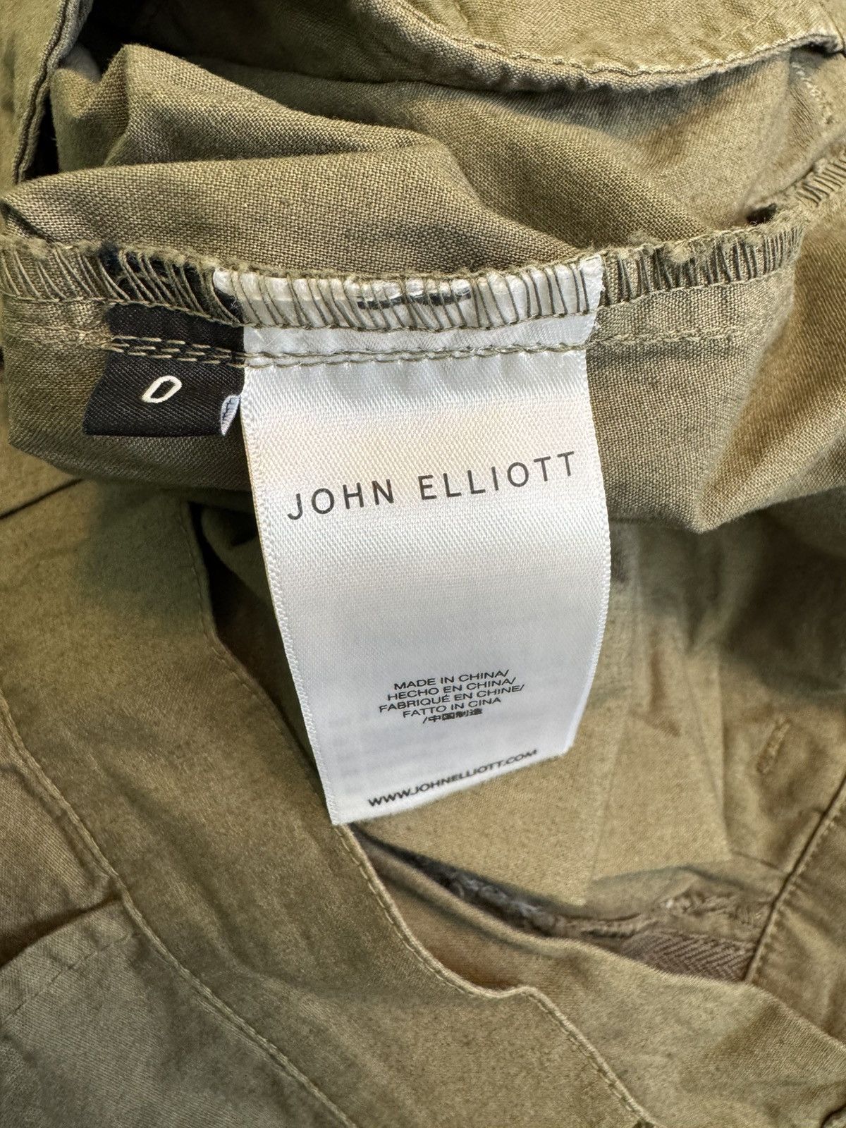 John Elliott COTTON HIMALAYAN SHORTS Size US 28 / EU 44 - 4 Thumbnail