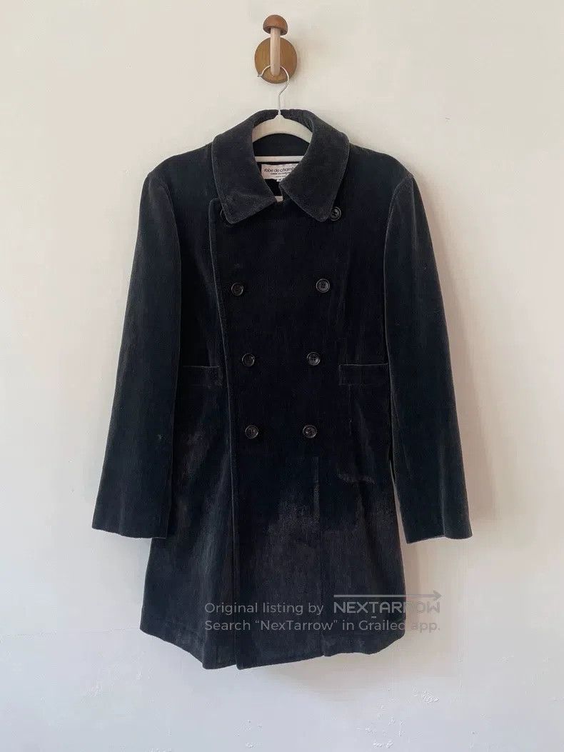 Comme des Garcons Comme Des Garcons Wool velvet double-breasted coat Size M / US 6-8 / IT 42-44 - 2 Thumbnail