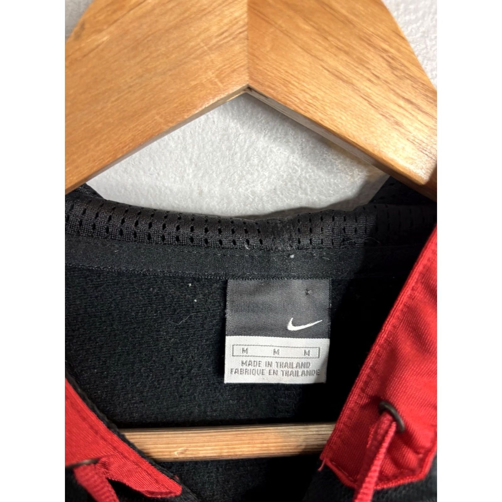 Nike Y2K Nike Force Hoodie Mens Size Medium Black Embroidered Striped Size US M / EU 48-50 / 2 - 3 Thumbnail