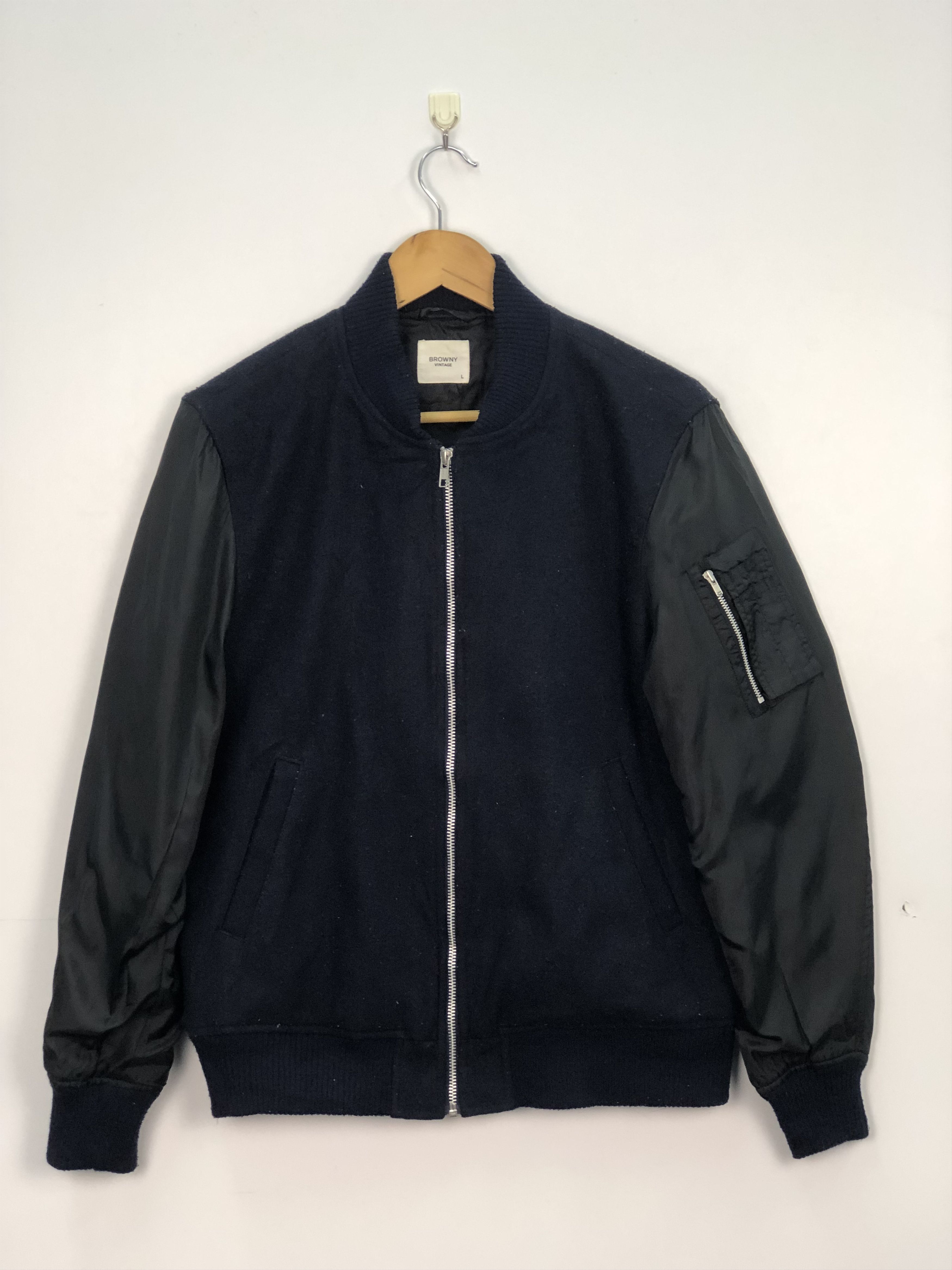 Japanese Brand Vintage Japanese Brand Browny Varsity Jacket J0159 Size US L / EU 52-54 / 3 - 1 Thumbnail