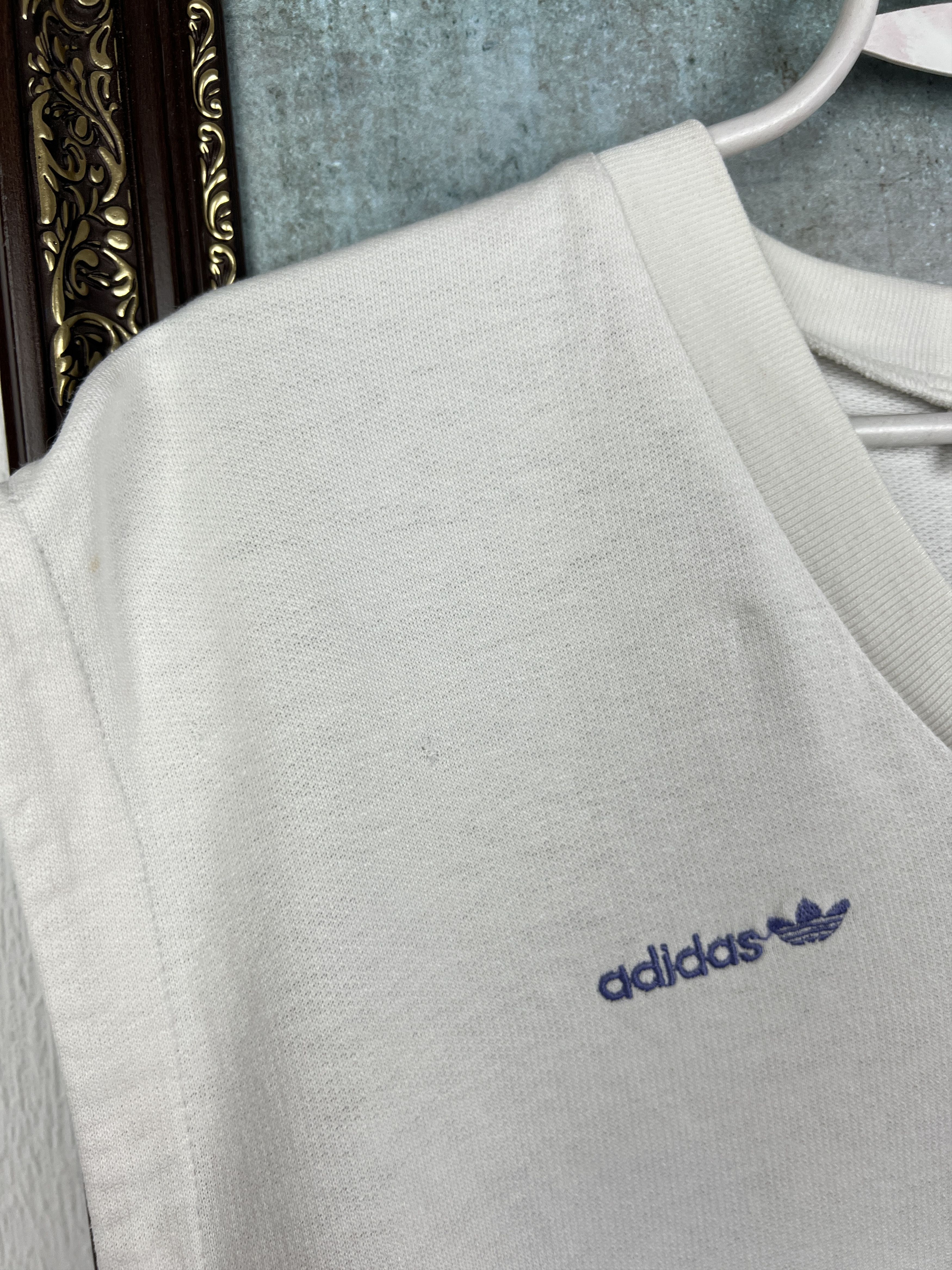 Adidas Vintage Stefan Edberg Tennis Train Vest Jacket Track Top Size US L / EU 52-54 / 3 - 5 Thumbnail