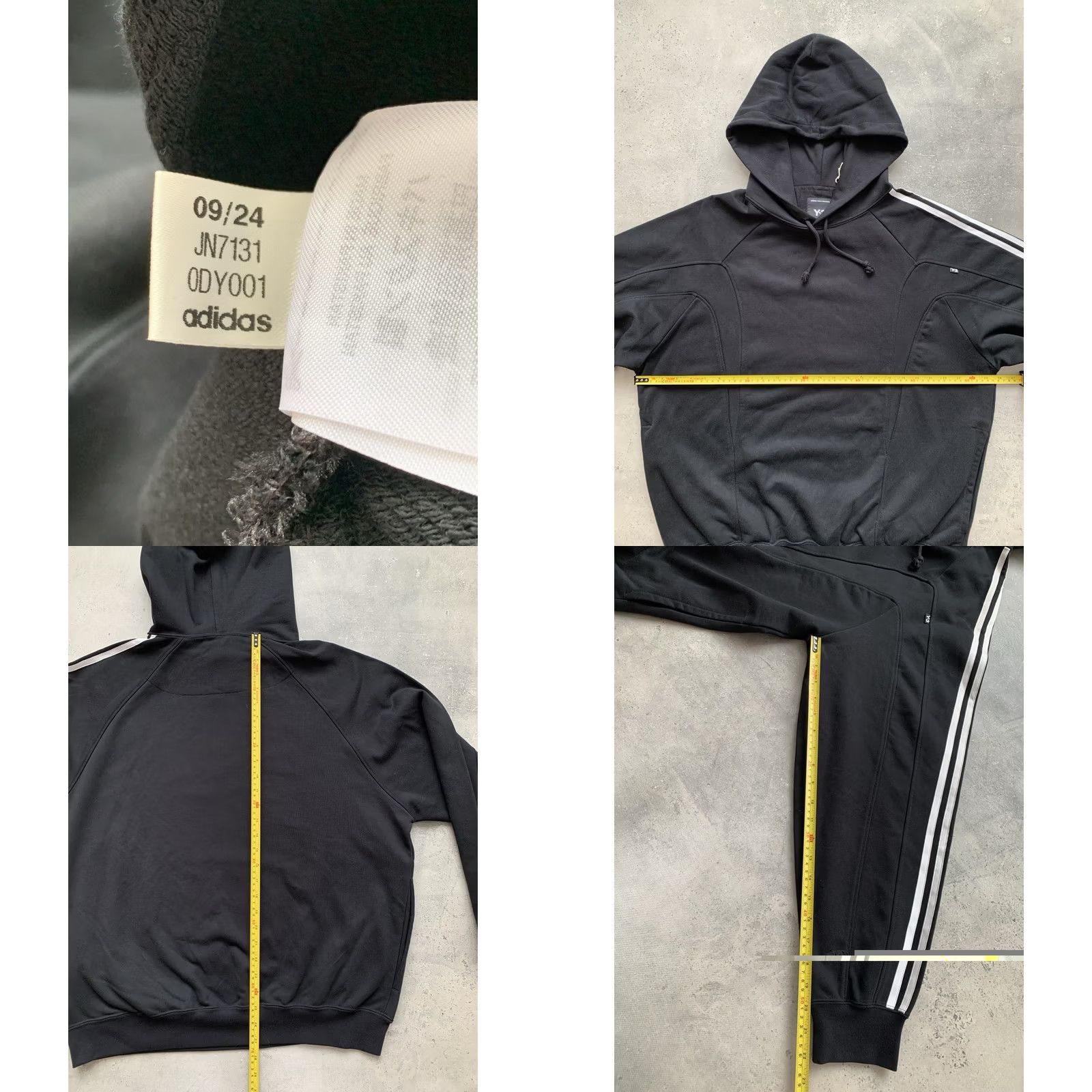 Yohji Yamamoto ADIDAS x YOHJI YAMAMOTO Y-3 CUT LINE HOODIE UNISEX BLACK M adult Unisex Hoodie Mens WomenS Girls Size US M / EU 48-50 / 2 - 8 Thumbnail