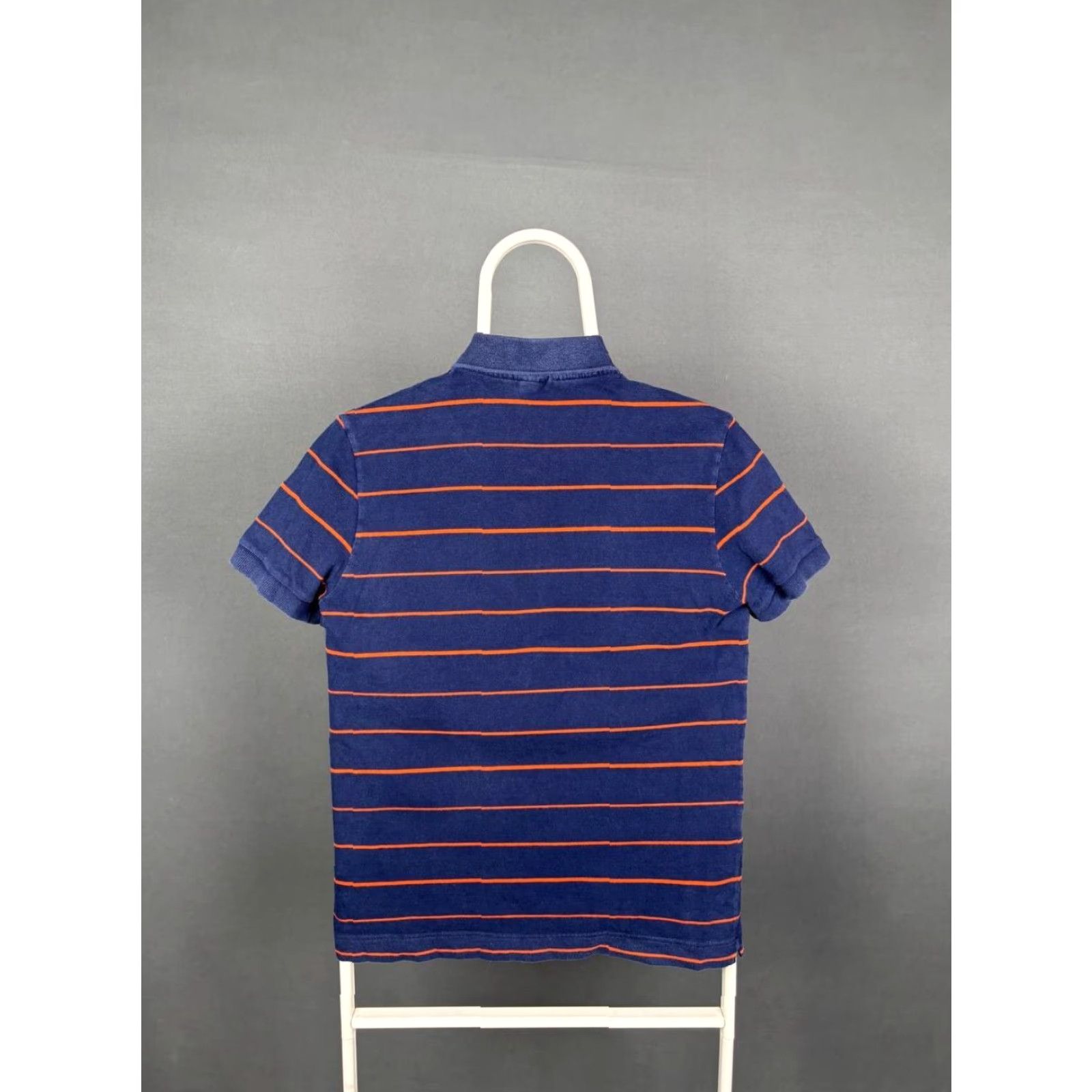 Lacoste Lacoste Polo Shirt Mens Size 3 Blue Striped Cotton Short Sleeve Button Shirt Regular Fit Polo Size US S / EU 44-46 / 1 - 2 Thumbnail