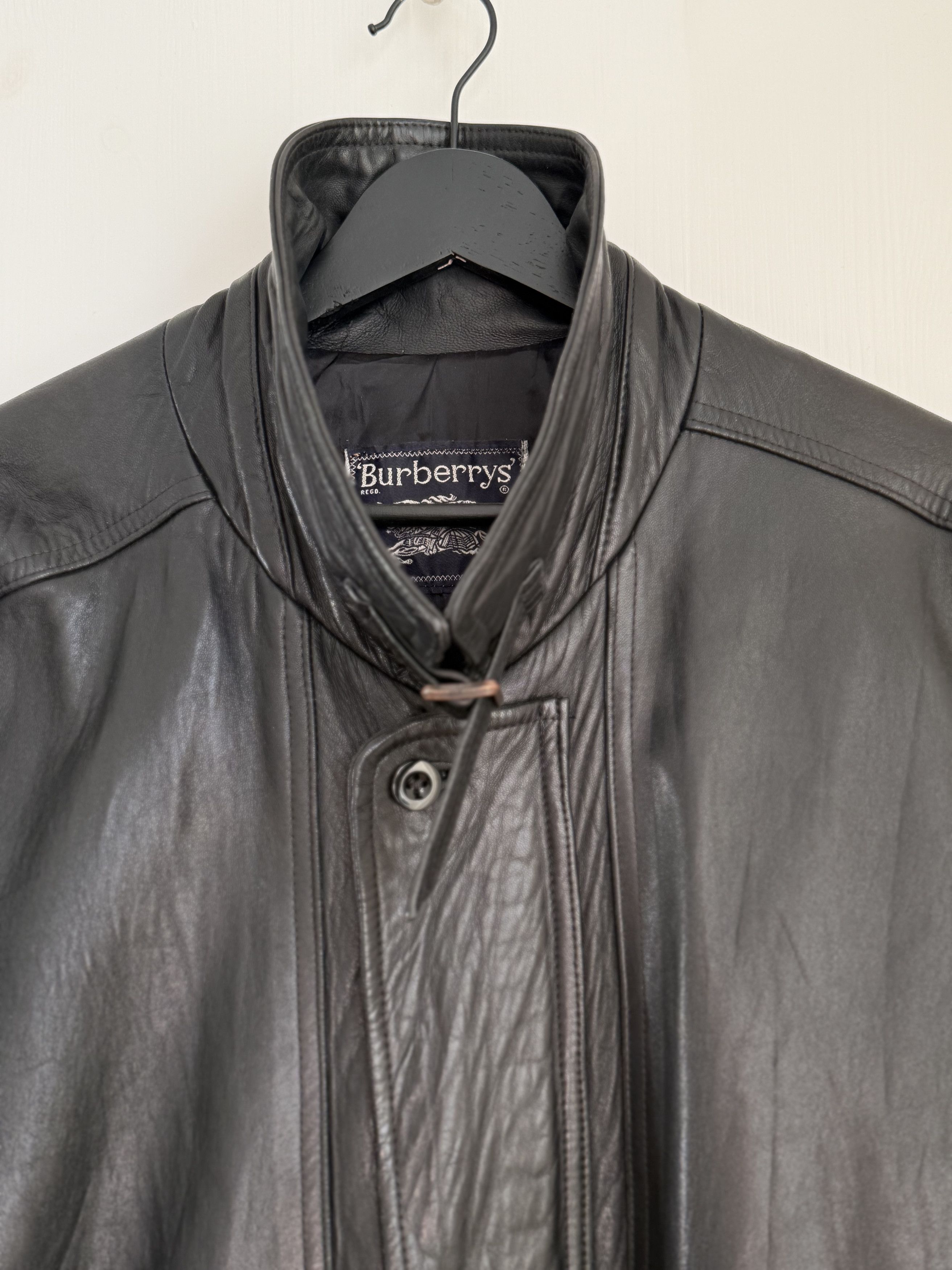Burberry Burberry leather bomber Size US L / EU 52-54 / 3 - 2 Thumbnail
