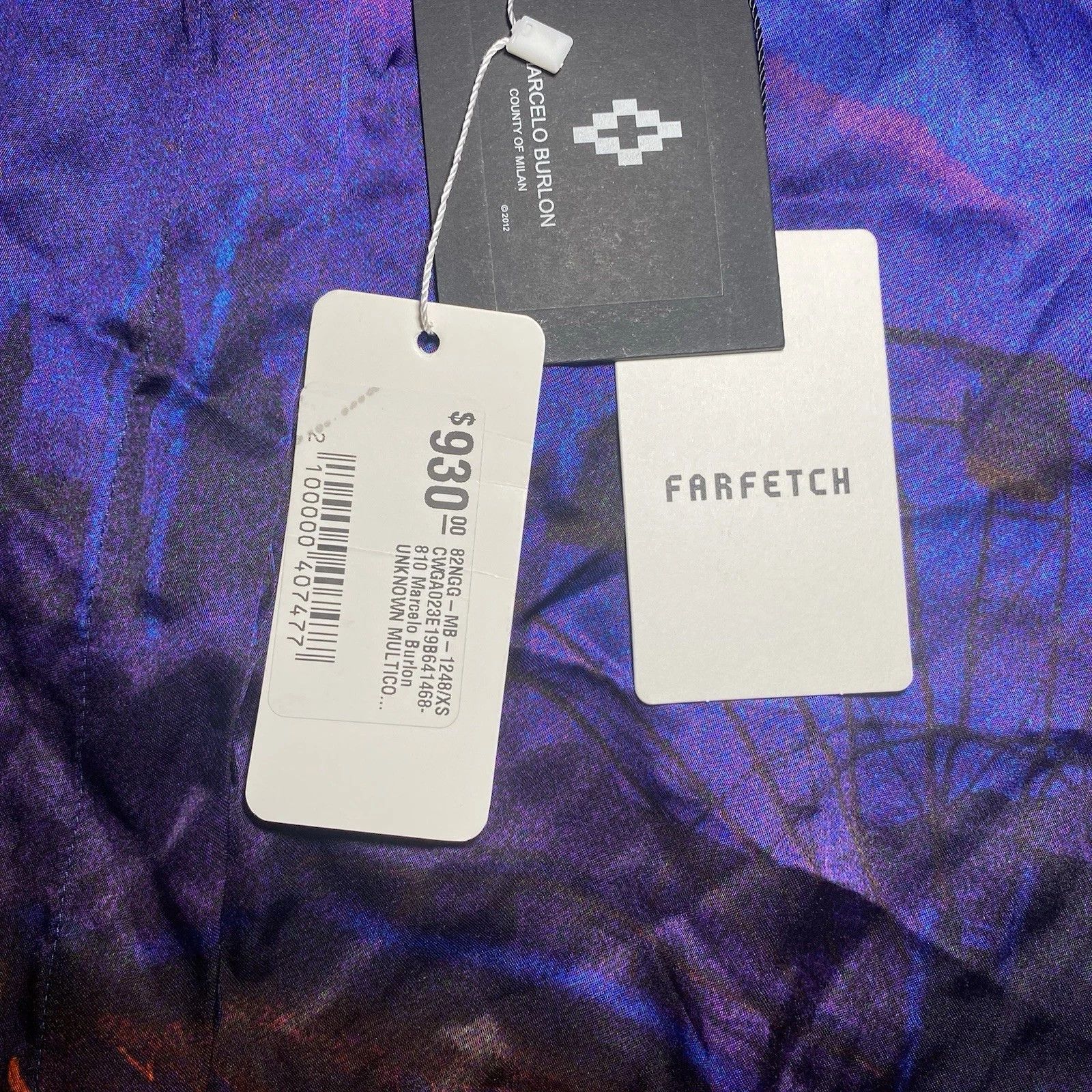 Marcelo Burlon Marcelo Burlon County of Milan Multicolor Shirt XS Size US XS / EU 42 / 0 - 7 Thumbnail