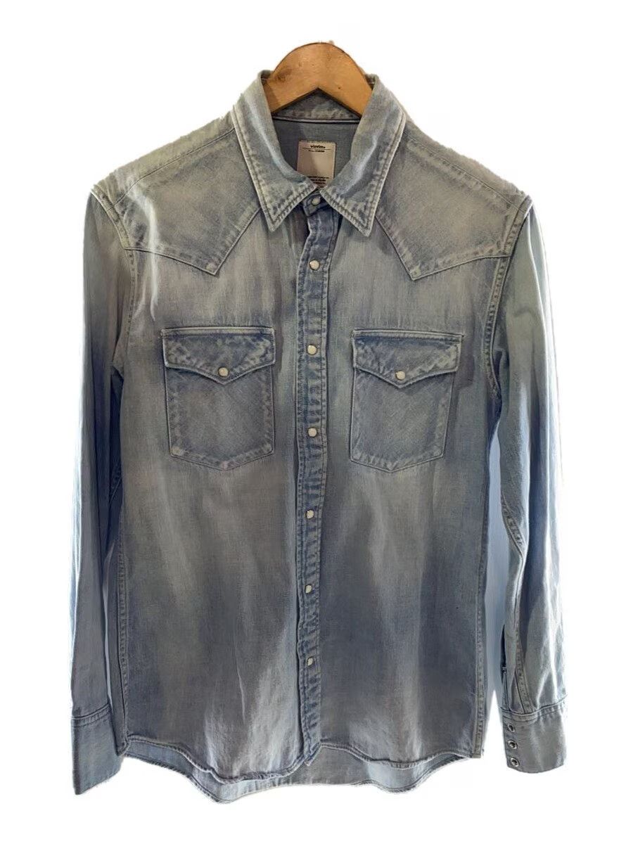 Levi's Vintage Clothing Denim Western Button Shirt Size US S / EU 44-46 / 1 - 1 Thumbnail