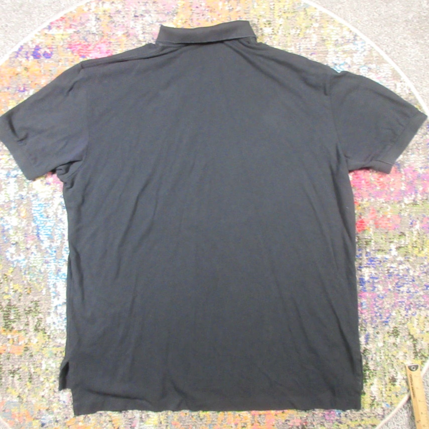 Polo Ralph Lauren VINTAGE Polo Ralph Lauren Polo Shirt Mens 2XL Solid Black Classic Cotton Knit Shirt Mens Size US XXL / EU 58 / 5 - 2 Thumbnail