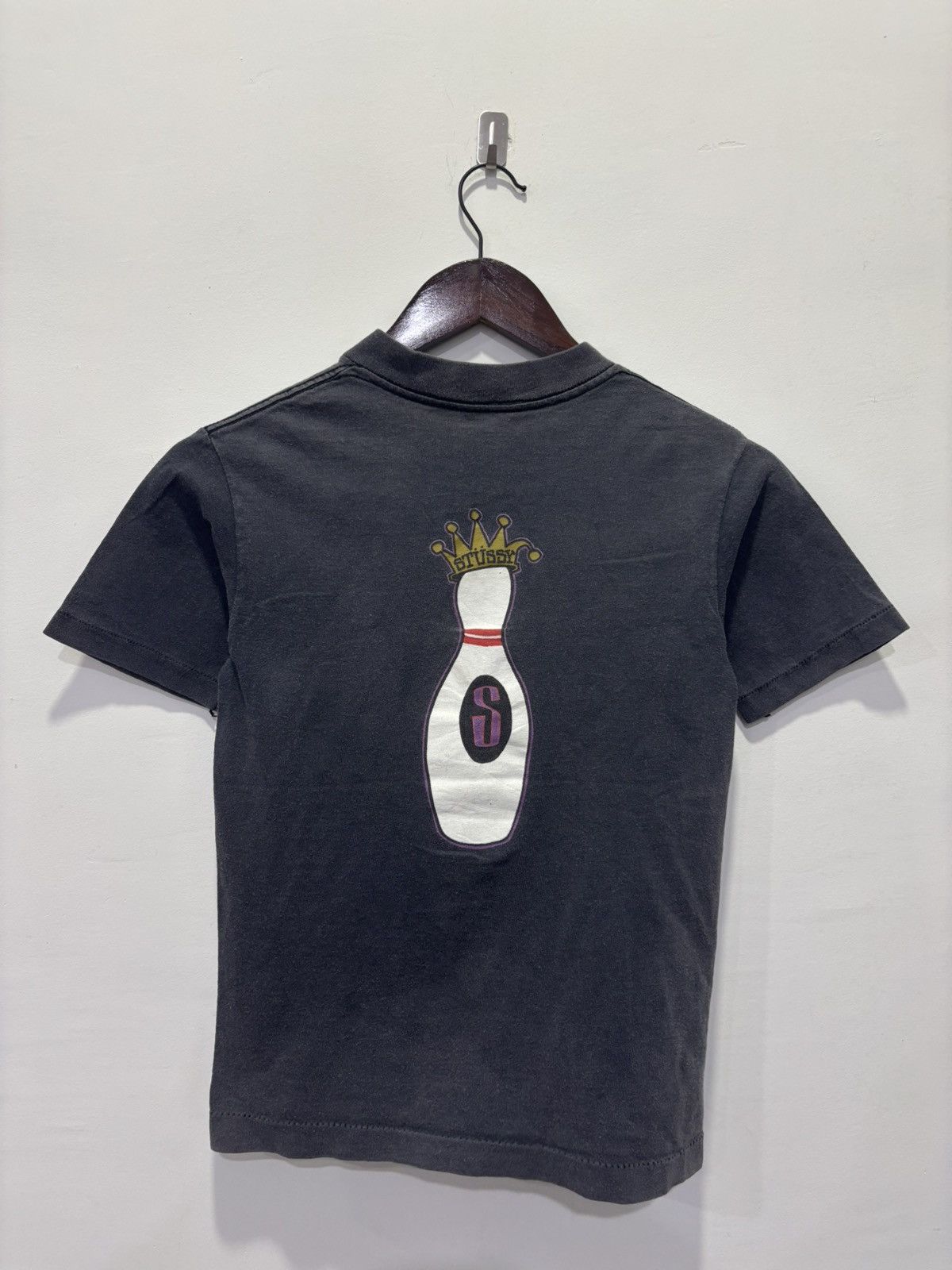 Stussy × Vintage vintage 80s Stüssy king pin gear tee | Grailed