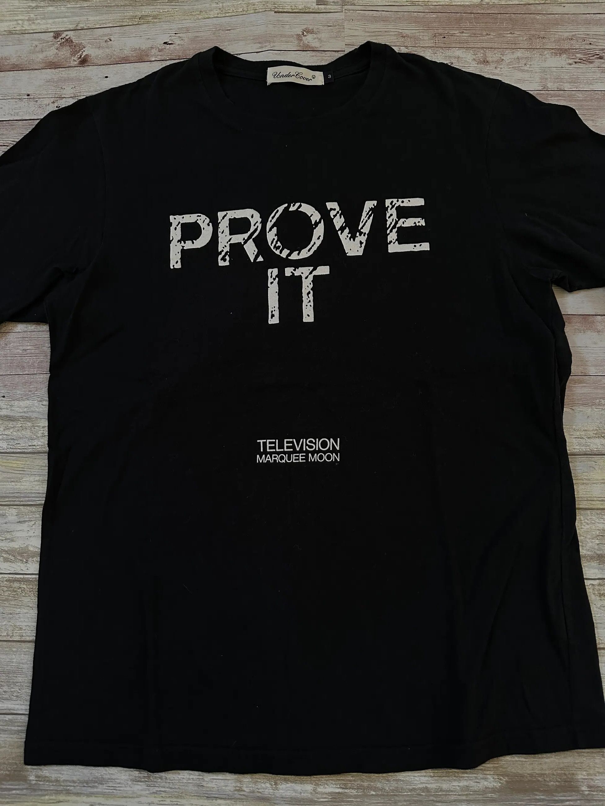 Undercover SS15 Marquee Moon Prove It Tee Size US L / EU 52-54 / 3 - 3 Thumbnail