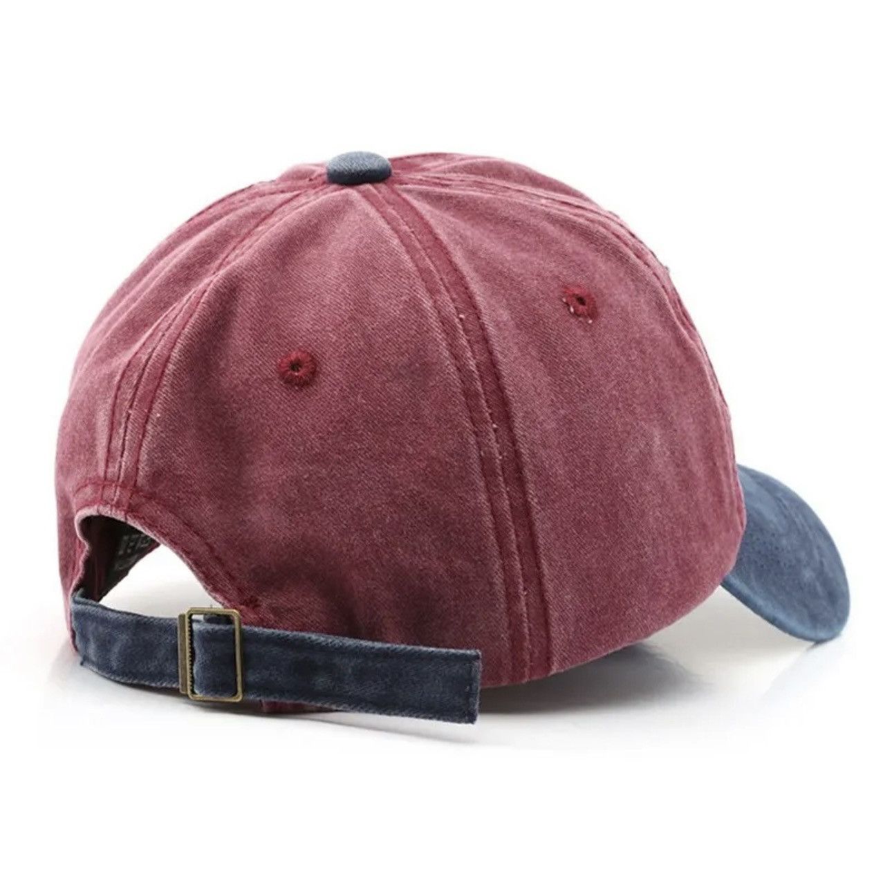 Designer New Distressed Cotton Washed Baseball Cap Outdoor SunHat Size ONE SIZE - 5 Thumbnail
