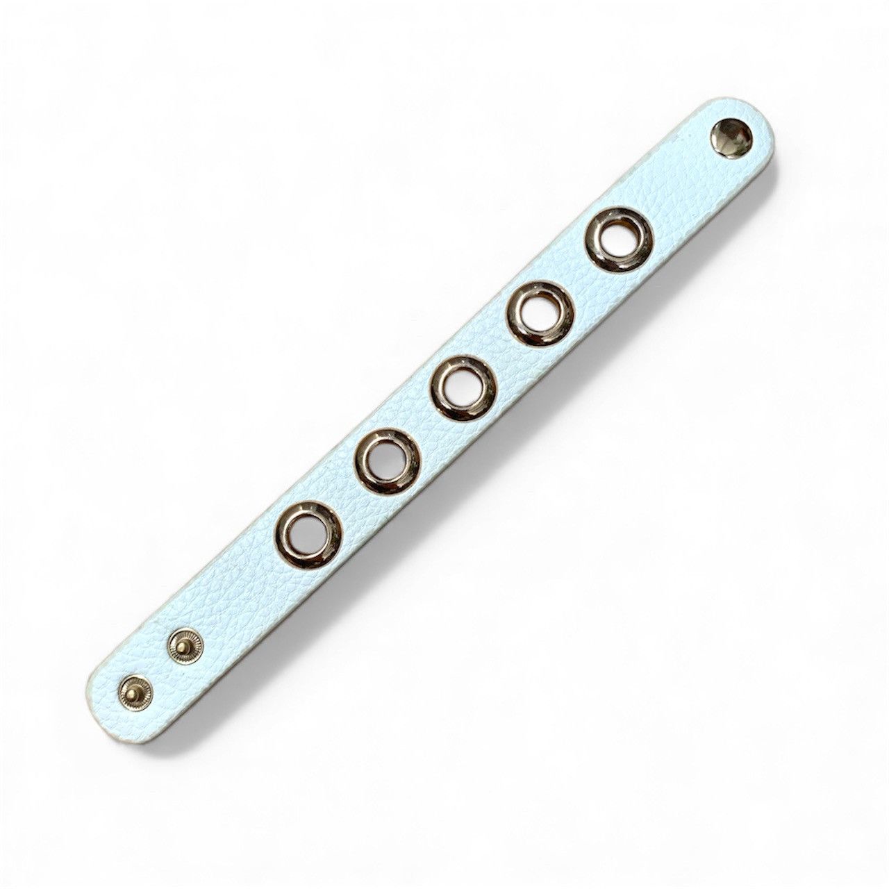 Other White leather bracelet cuff Size ONE SIZE - 2 Thumbnail