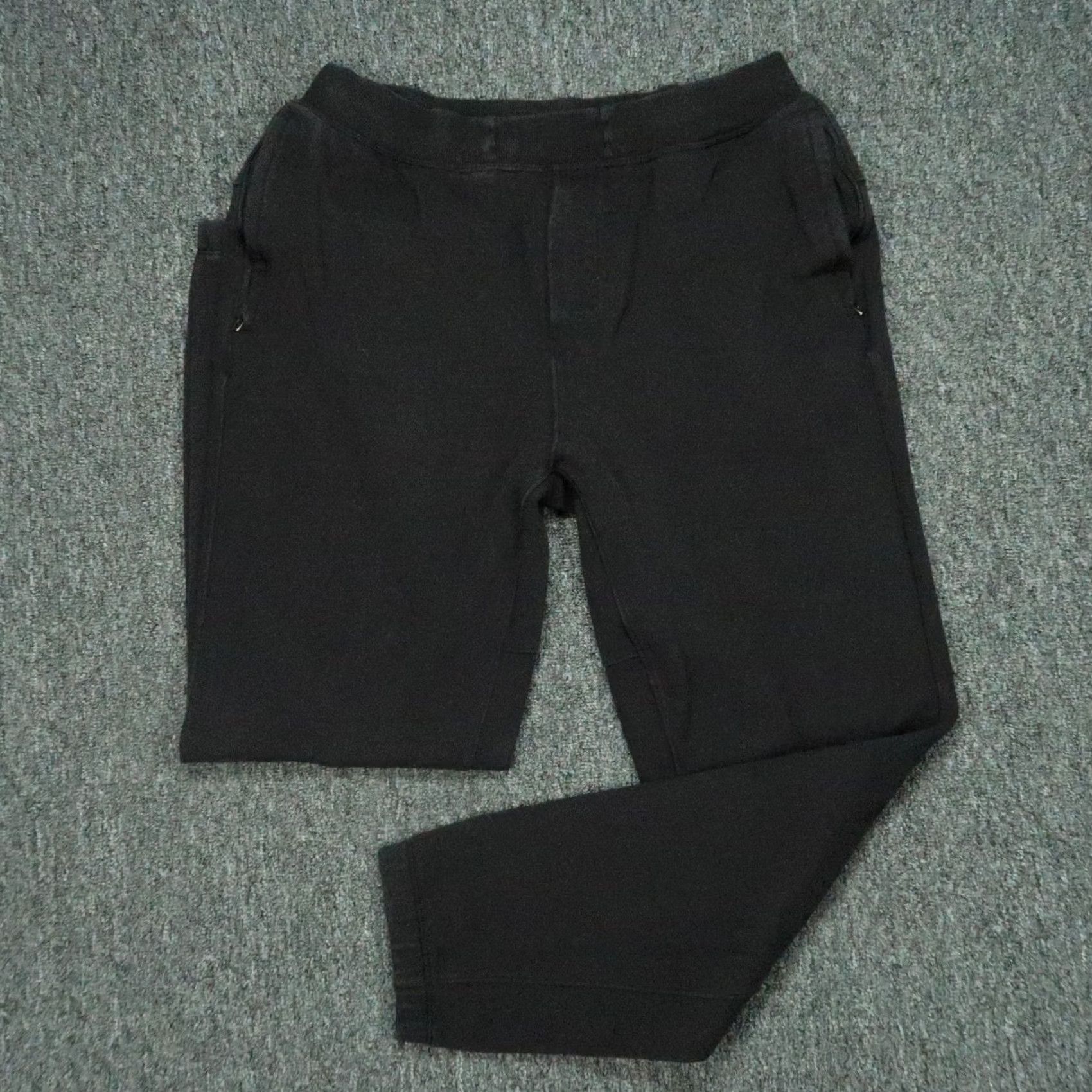 Lululemon Lululemon Pants Mens Medium Black Jogger with Pockets Zip Pocket Steady Classic 29in Inseam Regular Fit, Activewear, Casual, Travel Mens Size US 31 - 2 Thumbnail