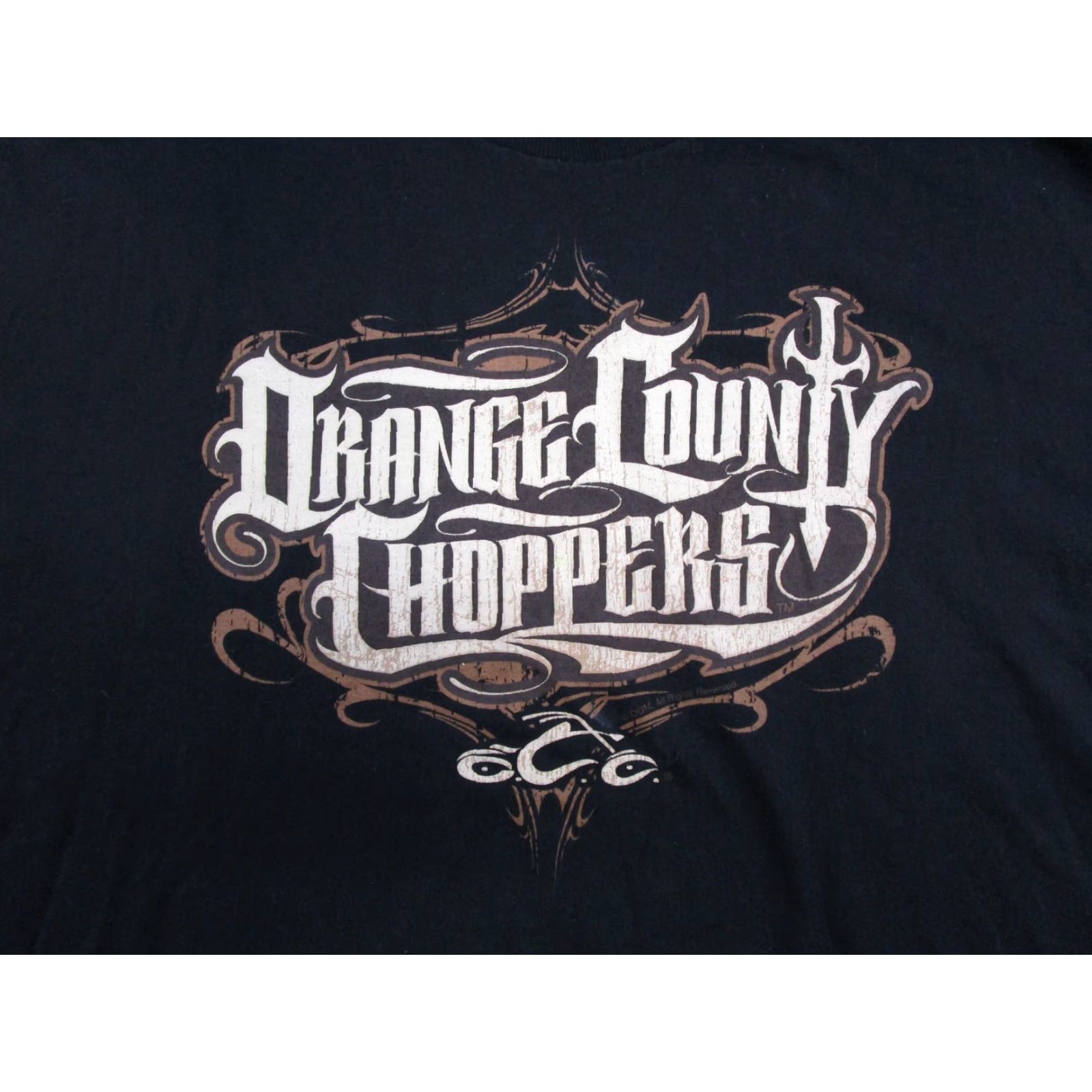 Doublet VINTAGE Tennessee River T-Shirt Mens XL Crew Neck Short Sleeve Double-Sided Orange County Choppers TV Promo Black Cotton 2000s Size US XL / EU 56 / 4 - 2 Thumbnail