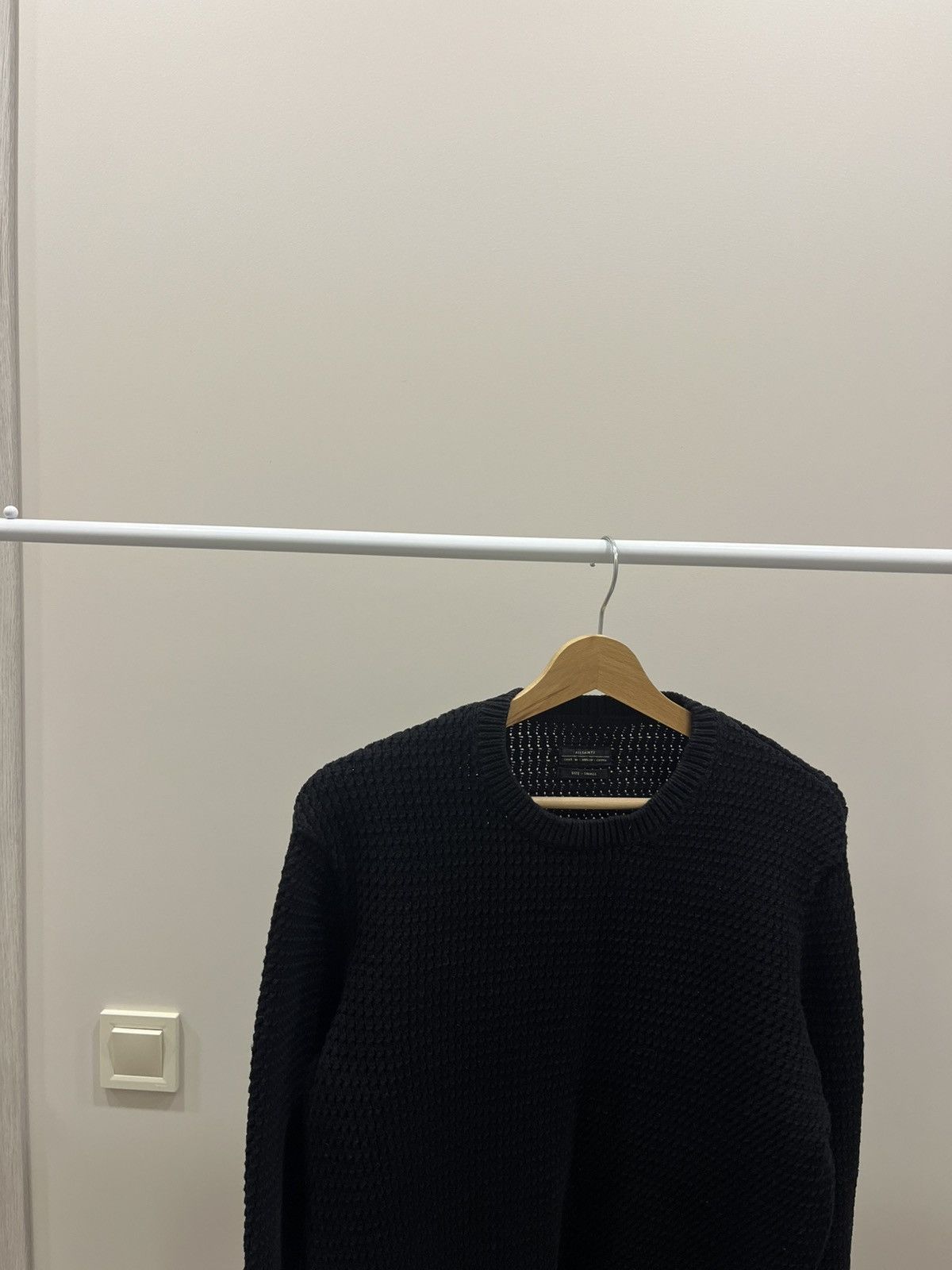 Allsaints Allsaints washed vintage 90s sweater sweatshirt Black Y2K Size US S / EU 44-46 / 1 - 2 Thumbnail