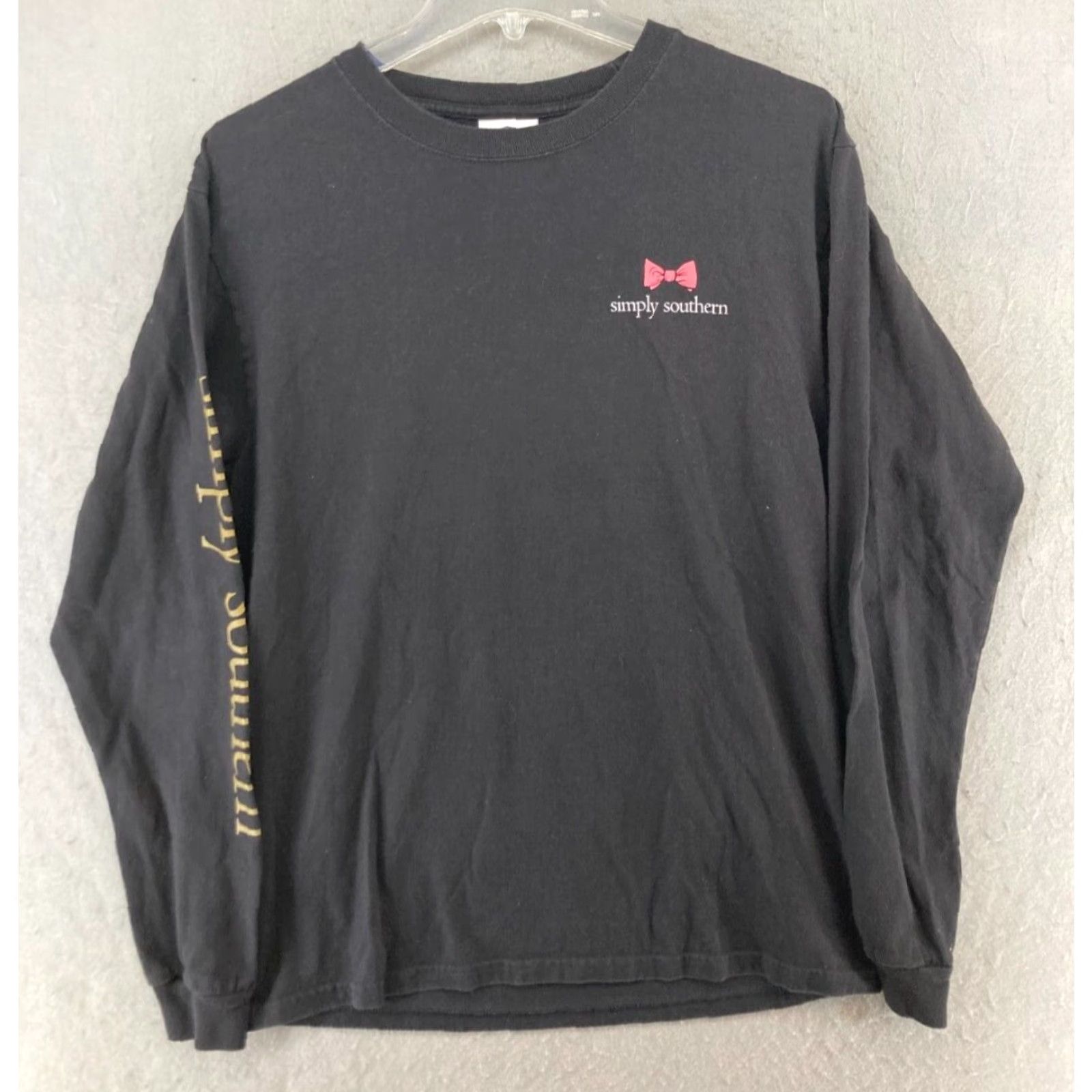 Vintage Simply Southern Womens TShirt Adult Medium Black A Southern State Of Mind Womens Size M / US 6-8 / IT 42-44 - 2 Thumbnail