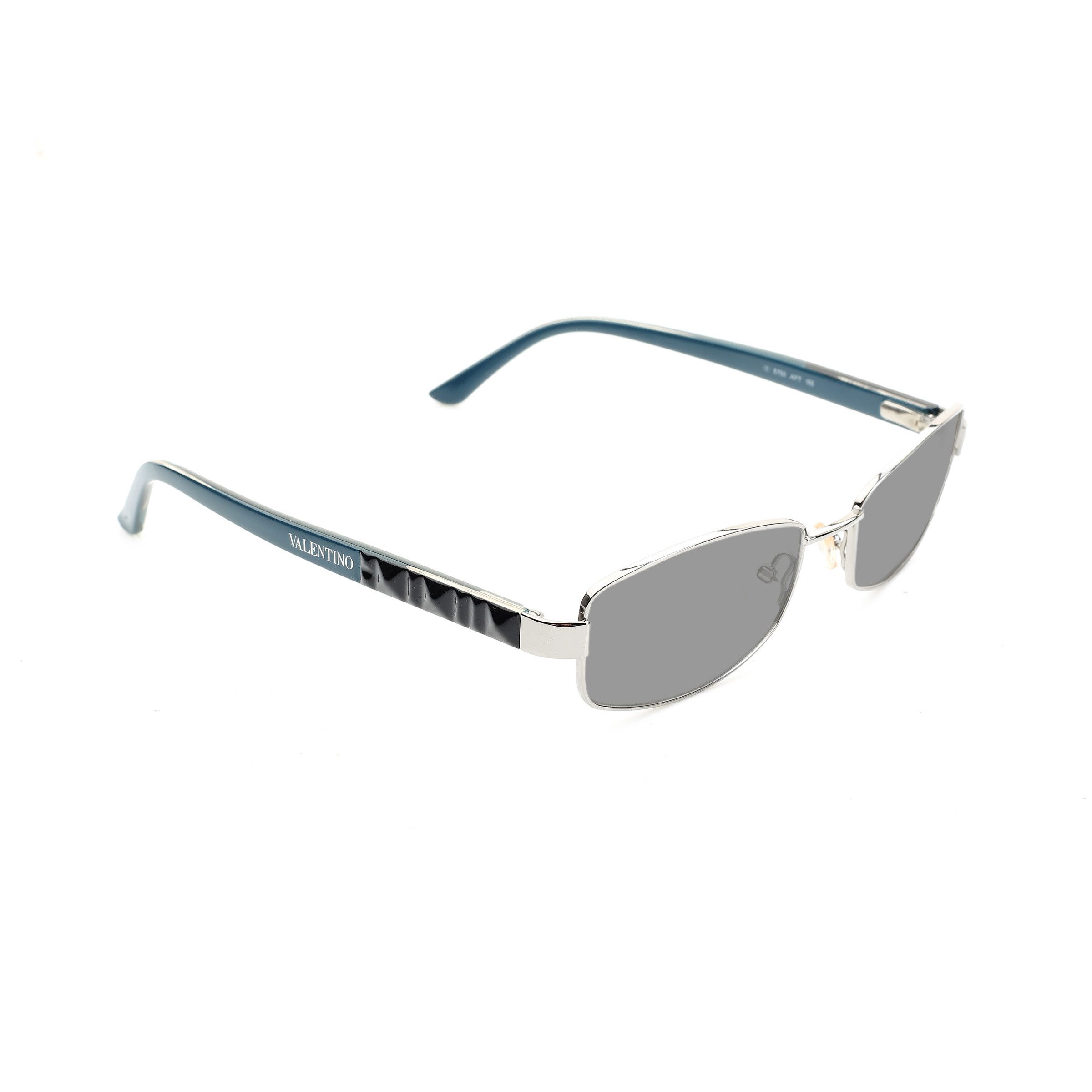 Valentino Valentino '90s Blue & Black Rectangular Sunglasses Size ONE SIZE - 2 Thumbnail