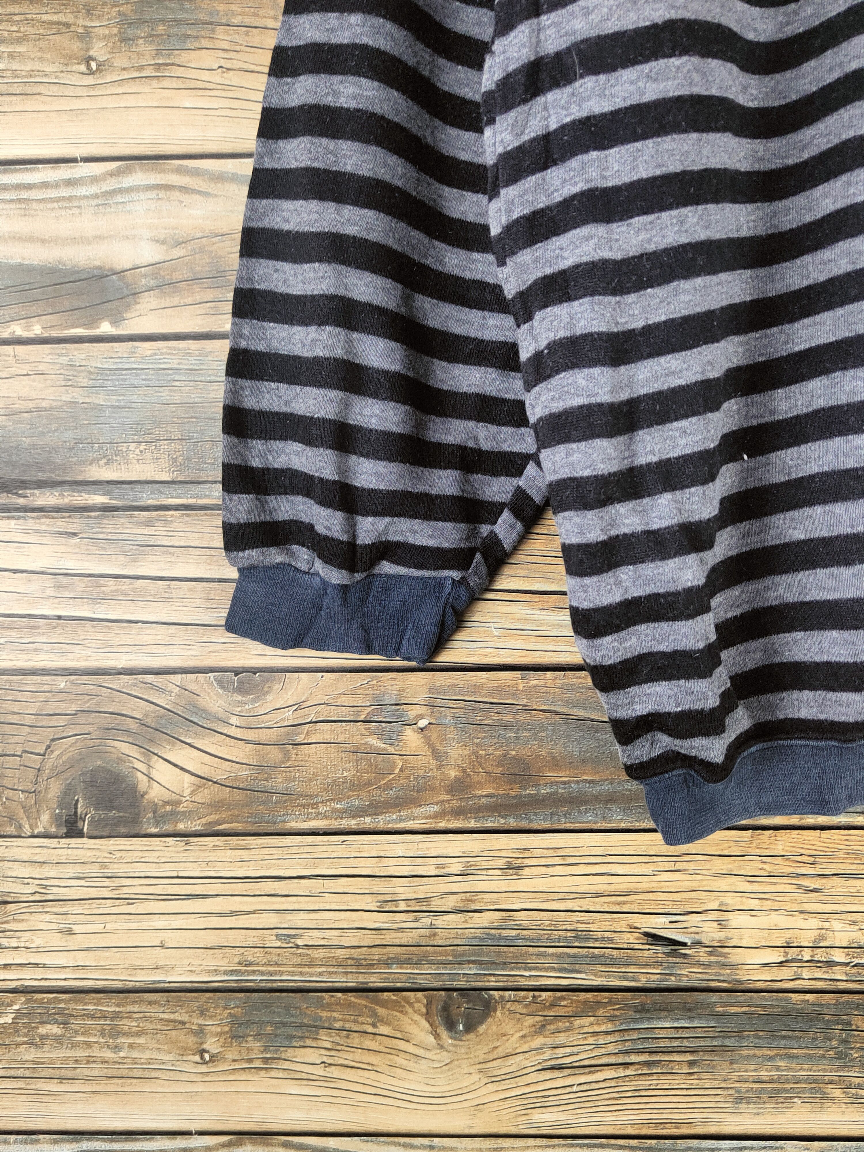 Japanese Brand Vintage & Retro Design Japanese Brand Black Gray Sweatshirt Size US L / EU 52-54 / 3 - 4 Thumbnail