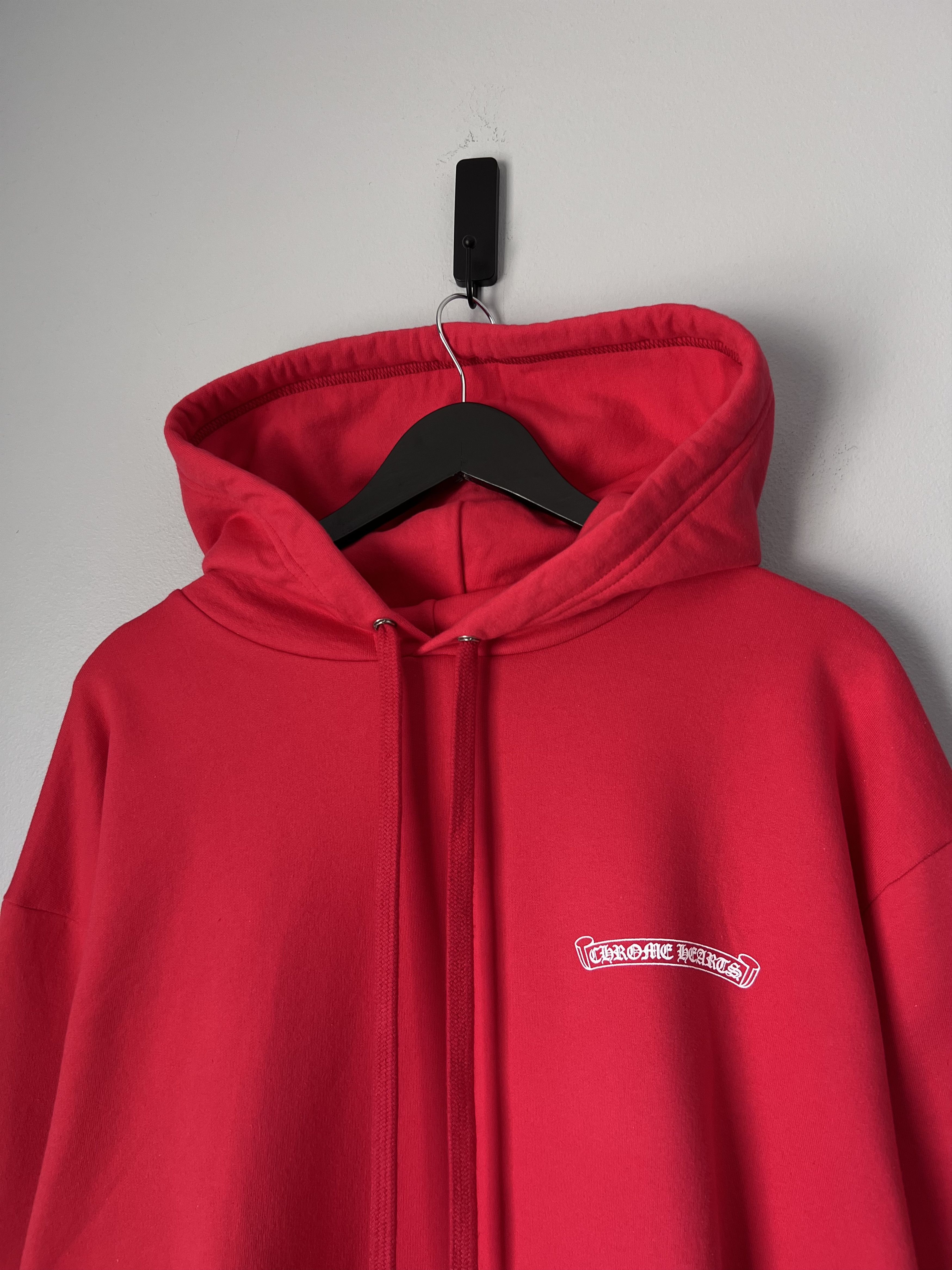 Chrome Hearts Chrome Hearts Red Hoodie Size US XL / EU 56 / 4 - 1 Thumbnail