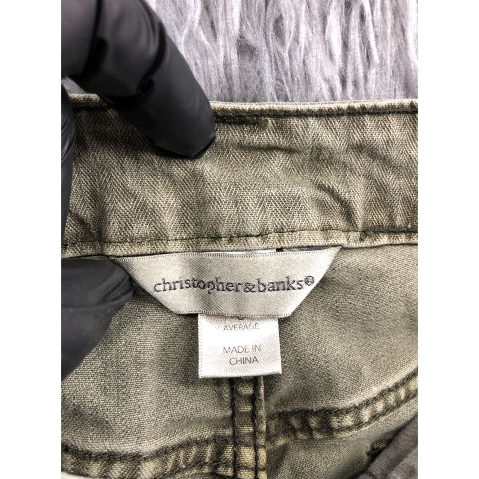 Vintage Christopher & Banks Bermuda Shorts Womens Size 6 Mid Rise Beige Medium Wash Denim 5-Pocket Classic Casual Womens Bermuda Shorts Size 28" / US 6 / IT 42 - 6 Thumbnail