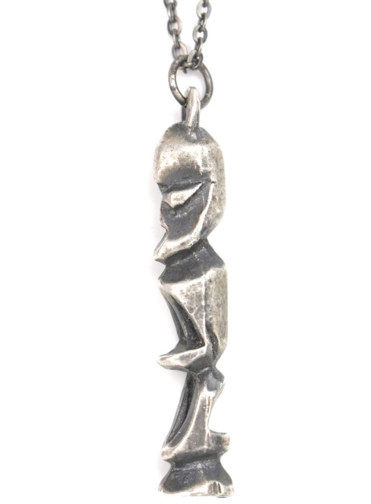 Vintage Vintage 1990s Japanese Industrial Human Figure Necklace Size ONE SIZE - 1 Thumbnail