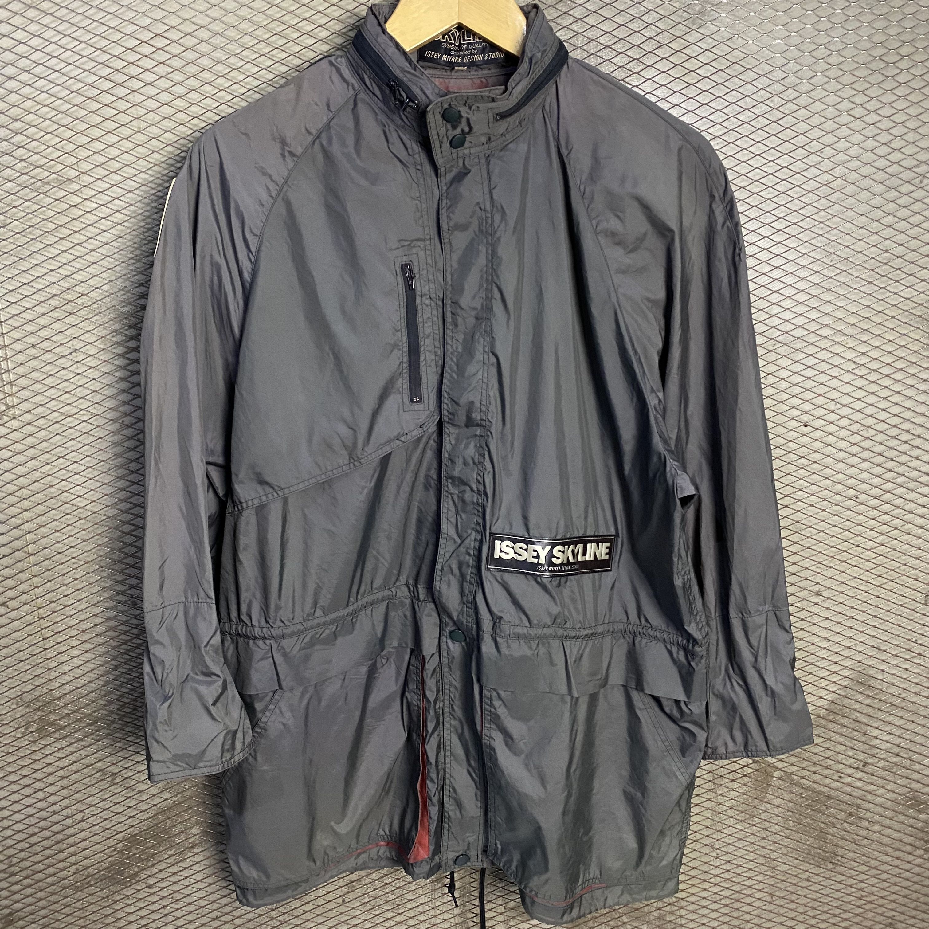 ISSEY SKYLINE NYLONJACKET　　ISSEY MIYAKE 80S ISSEY MIYAKE Skyline Flight Jacket Men's #EB BGA | eBay