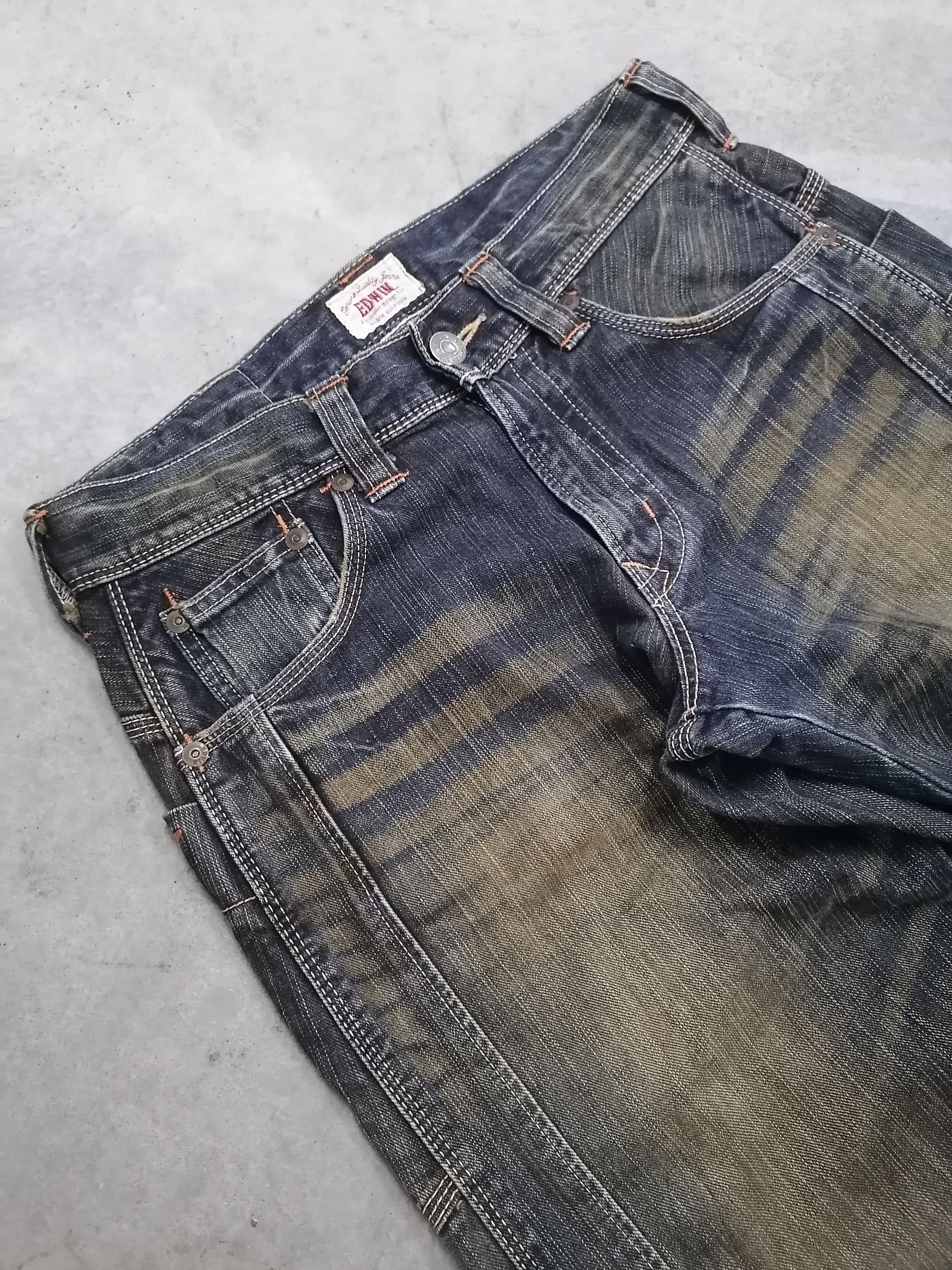 Japanese Brand Edwin Exclusive Vintage Rusty Baggy Denim Pants Size US 31 - 6 Thumbnail