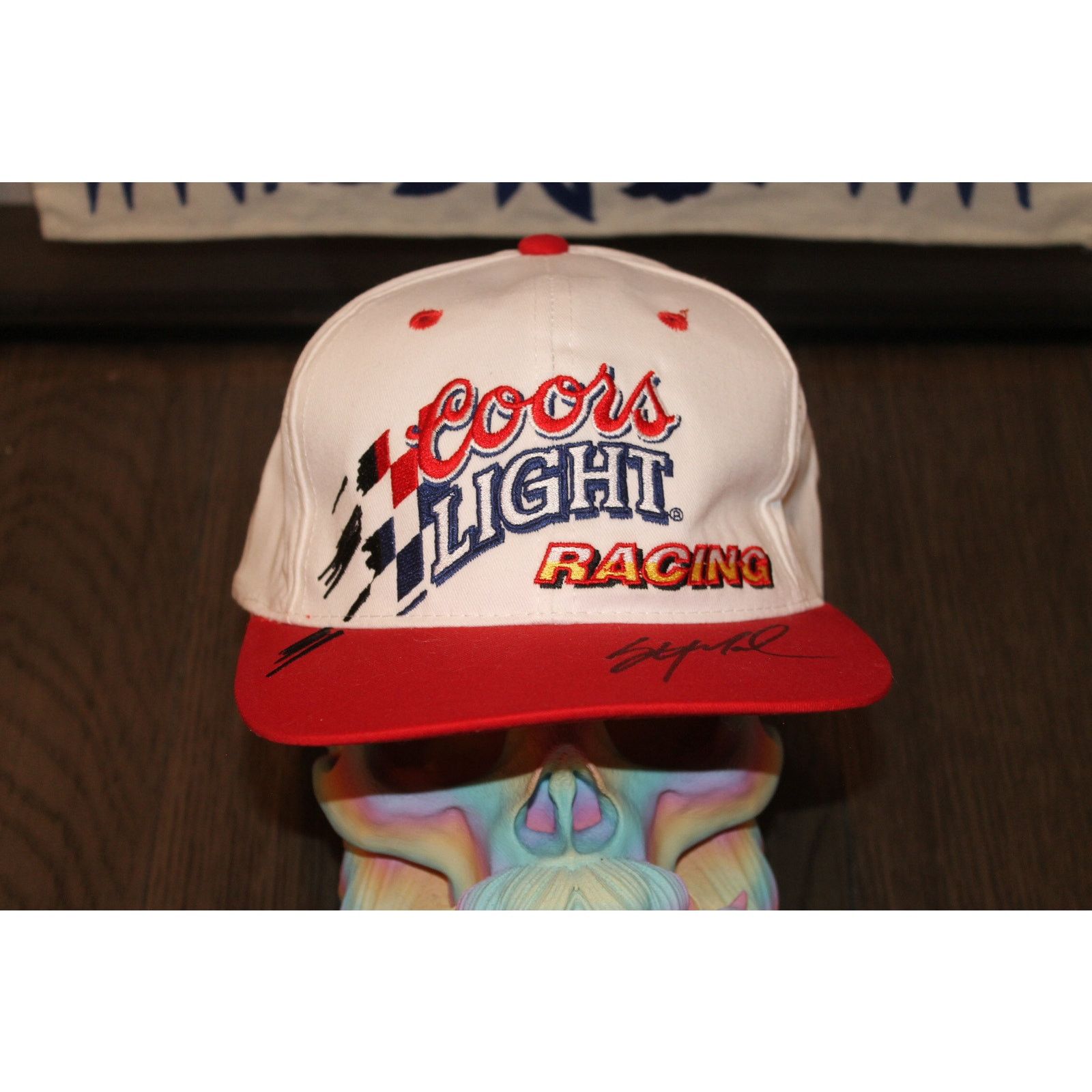 NASCAR Coors Light Vintage Nascar Snapback Signed Size ONE SIZE - 1 Thumbnail