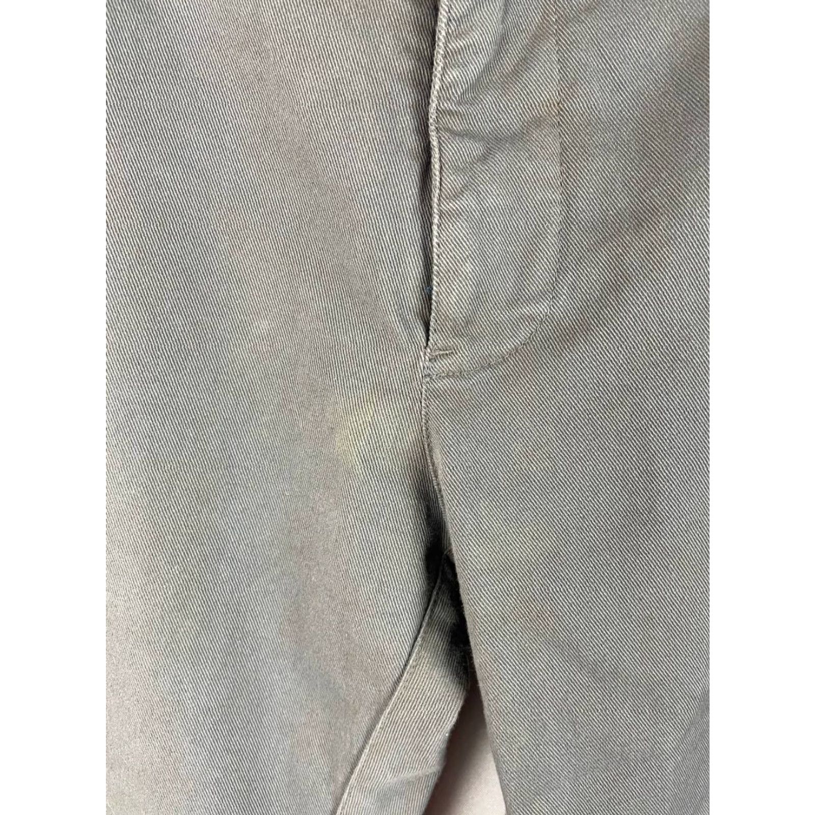 Stone Island Stone island Pants Casual Gray Cotton Polyamide Regular Straight Men's L Size 34 Inseam 31 in Front Flat Zip Pocket Logo Size US 33 - 5 Thumbnail