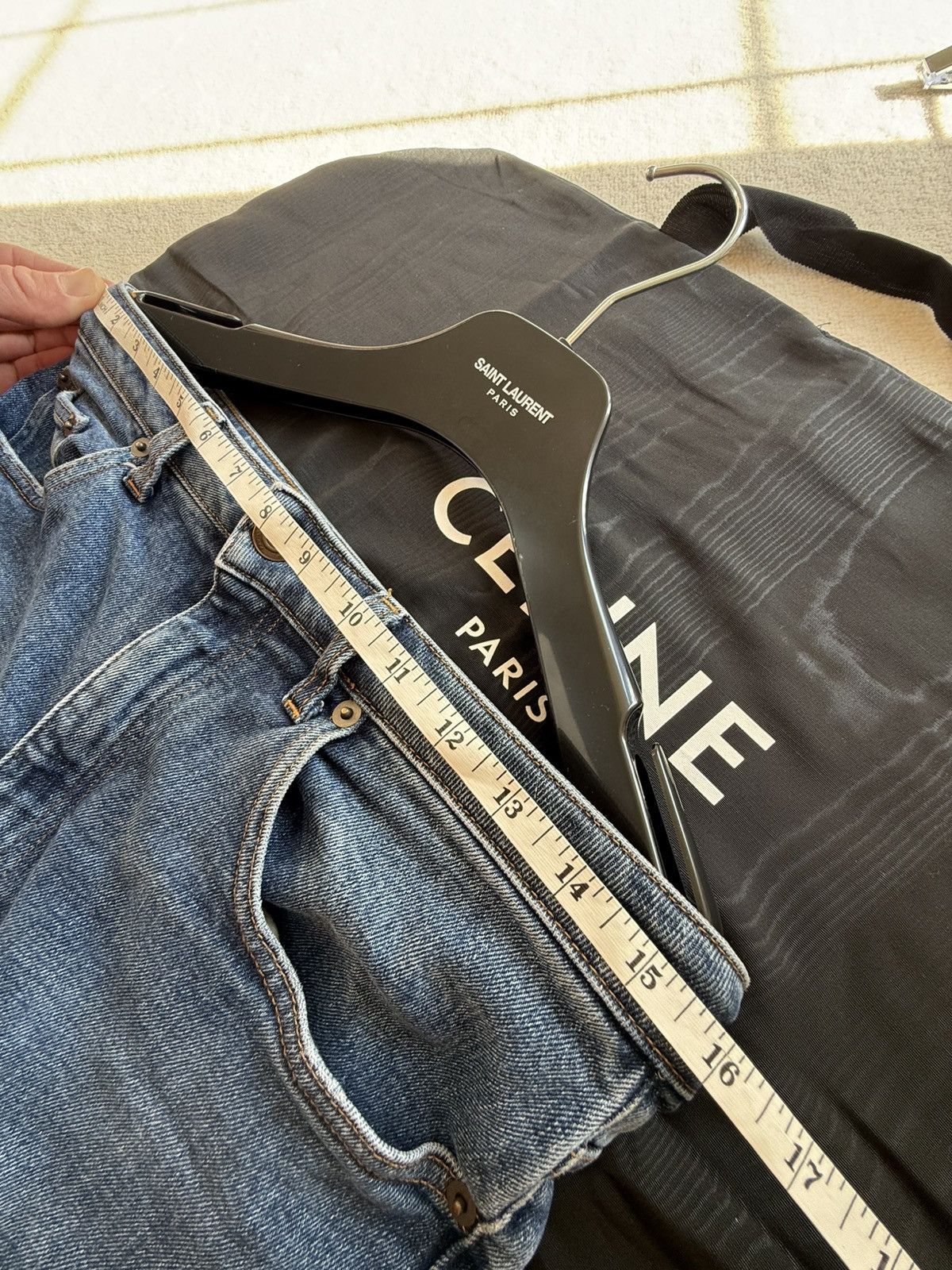 Saint Laurent Paris FW15 Saint Laurent D04 skinny jeans Hedi Slimane stretchy 32 Size US 32 / EU 48 - 6 Thumbnail