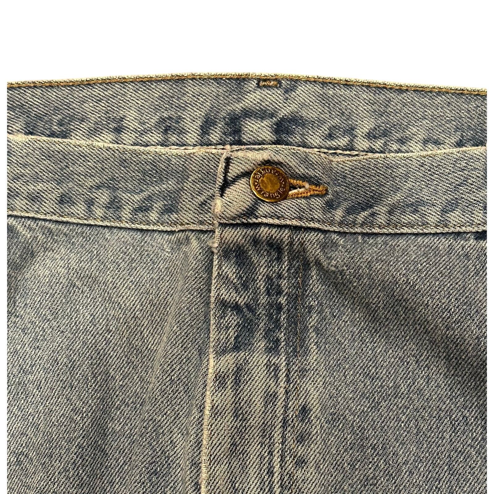 Wrangler Wrangler Regular Fit Jeans Men 40x32 Light Wash Straight Leg Size US 40 / EU 56 - 4 Thumbnail