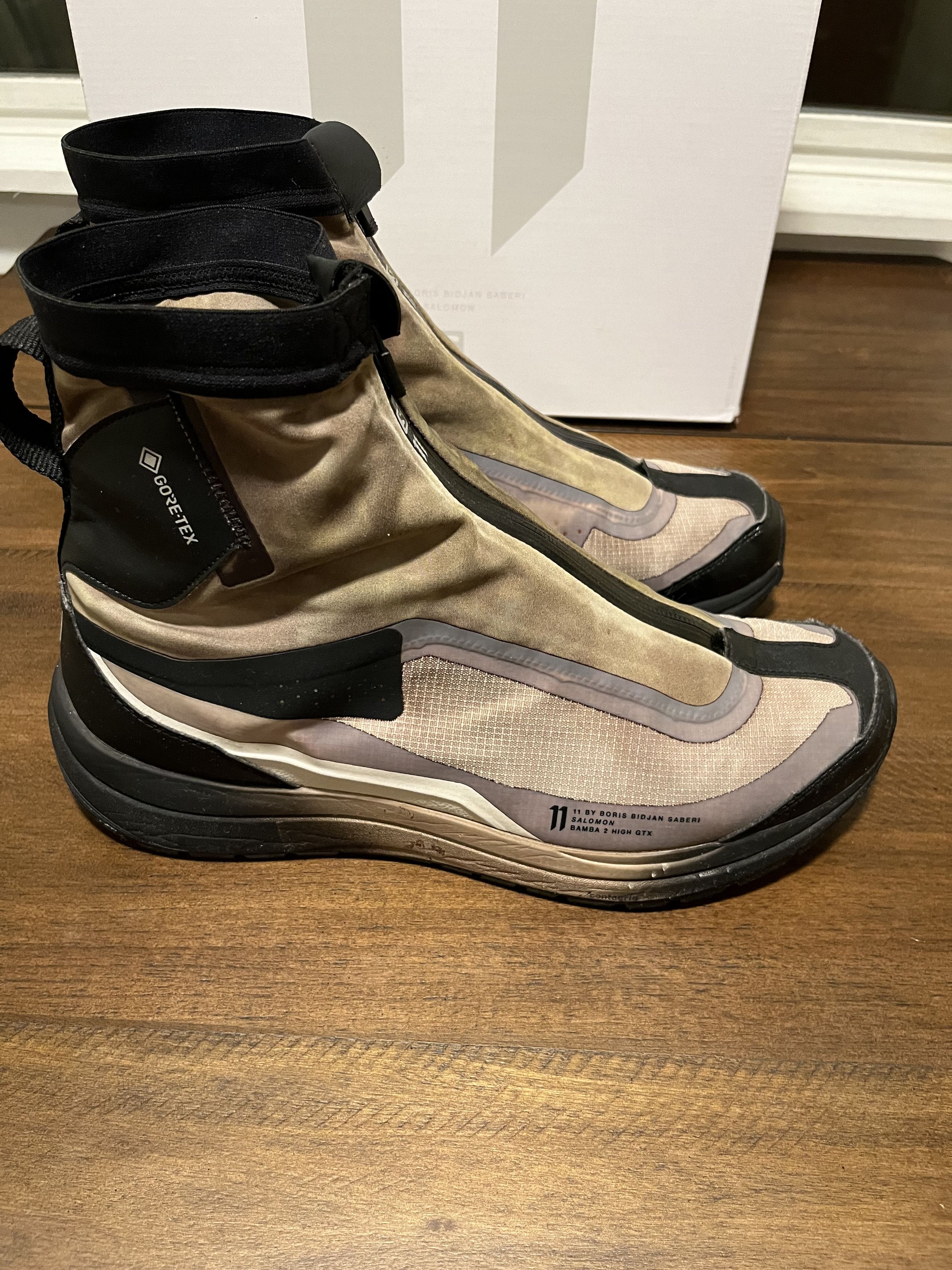 11 By Boris Bidjan Saberi Salomon Edition Bamba 2 High GTX Sneakers Size US 12 / EU 45 - 7 Thumbnail
