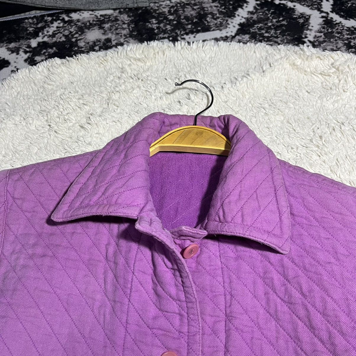 Issey Miyake a2 Vintage Issey Miyake Quilted Coat Purple Size US M / EU 48-50 / 2 - 4 Thumbnail